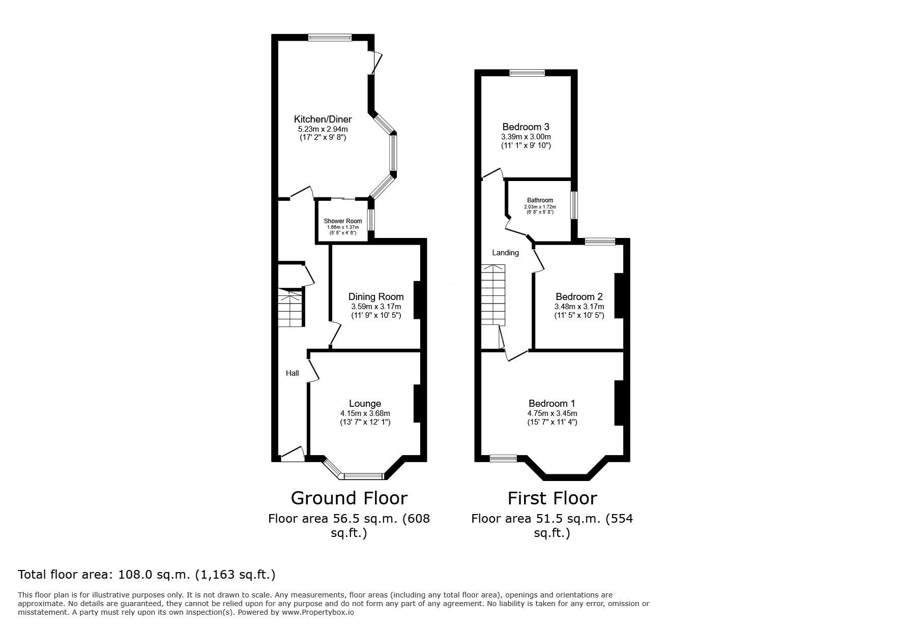 Floorplan of 3 bedroom Mid Terrace House for sale, Wanlip Road, London, E13