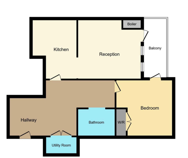 Floorplan of 1 bedroom Flat for sale, Tyas Road, London, E16