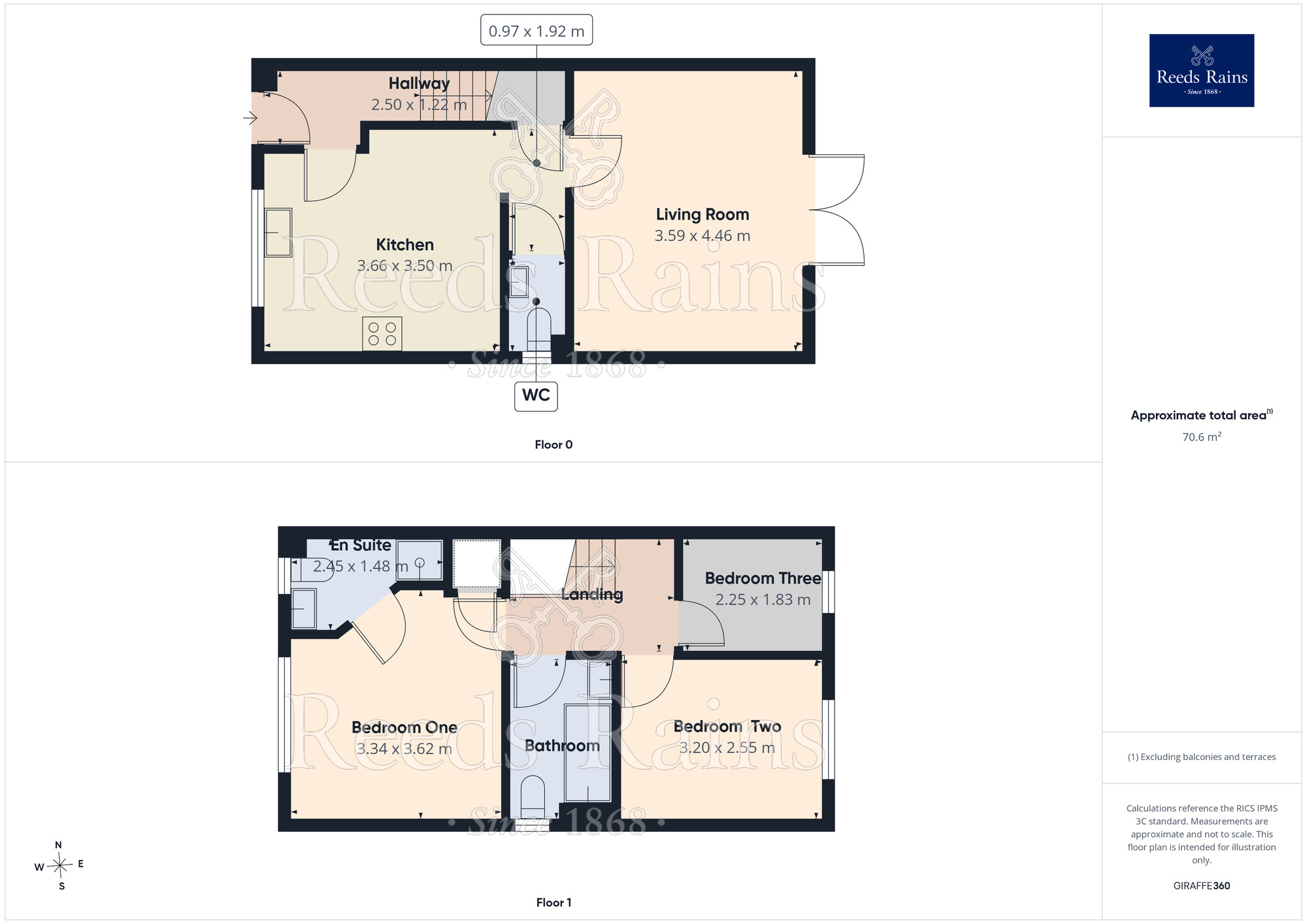Floorplan of 3 bedroom Semi Detached House to rent, Primrose Road, Thurnscoe, Rotherham, S63