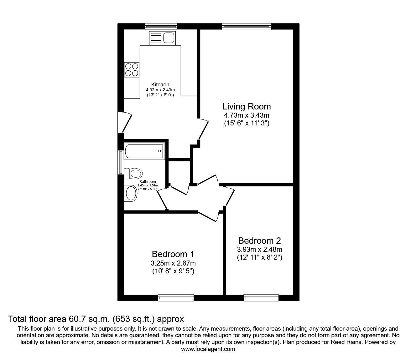 2 bedroom Detached Bungalow for sale, Crawley Avenue, South Kirkby, WF9