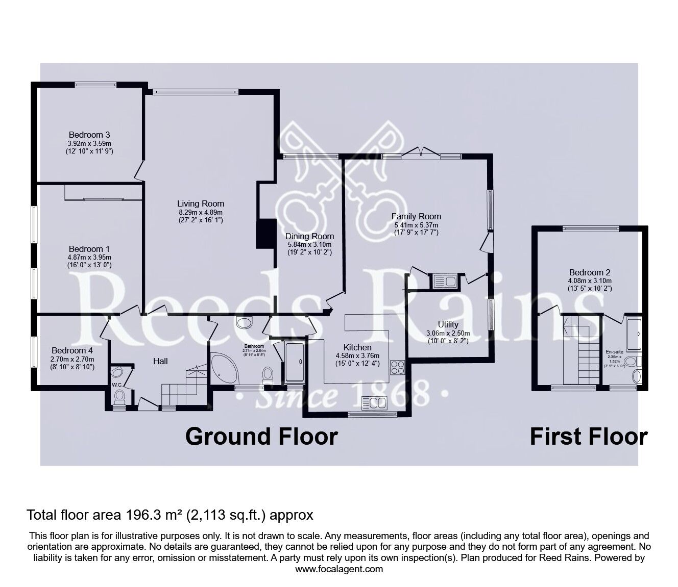 Floorplan of 4 bedroom Detached Bungalow for sale, Green Lane, Pontefract, West Yorkshire, WF8