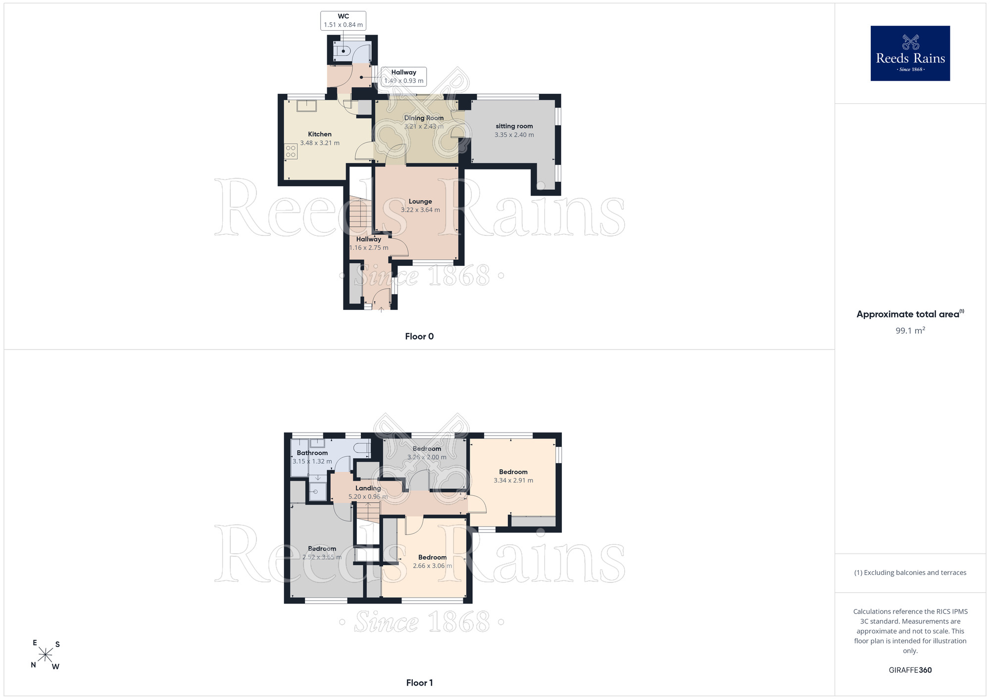Floorplan of 4 bedroom Detached House for sale, Sandal Rise, Thorpe Audlin, West Yorkshire, WF8