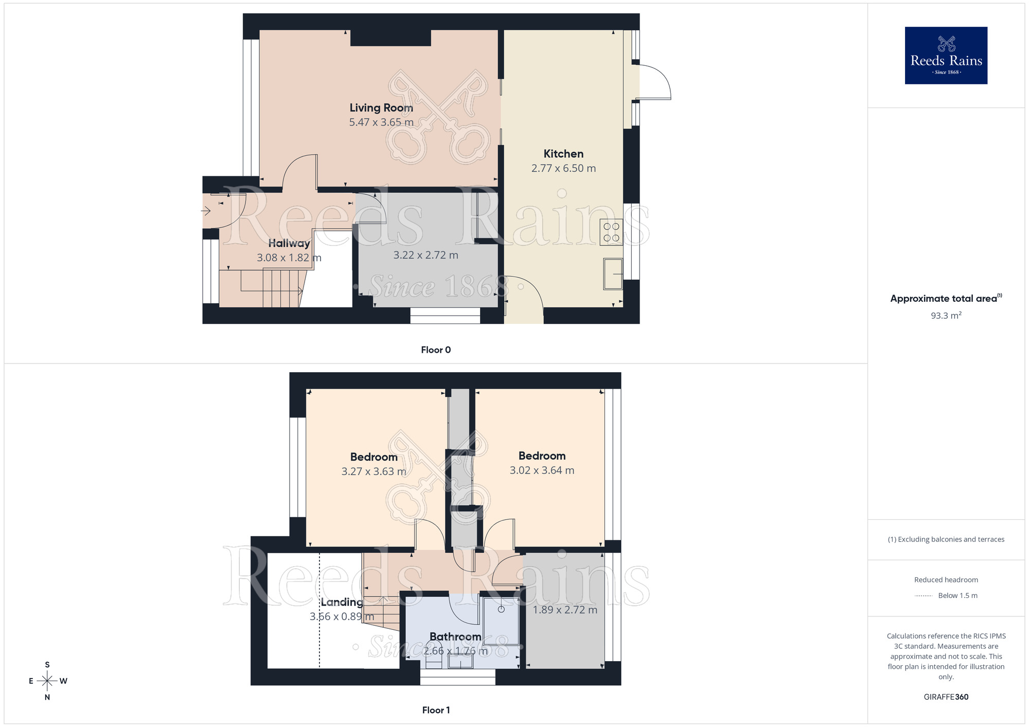 Floorplan of 4 bedroom Semi Detached House for sale, Fair View, Pontefract, West Yorkshire, WF8