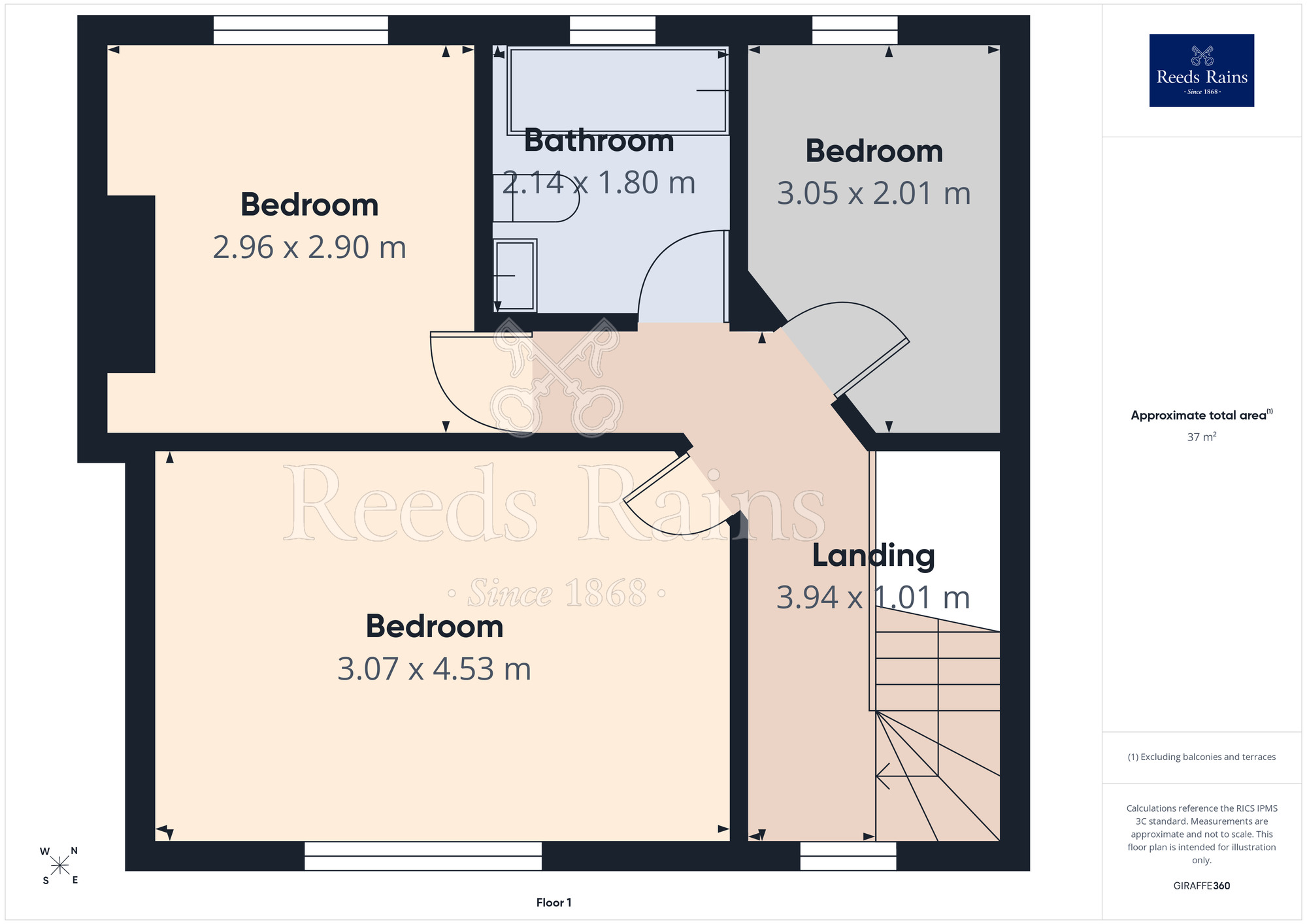 Floorplan of 3 bedroom Semi Detached House for sale, Barnsley Road, Hemsworth, West Yorkshire, WF9