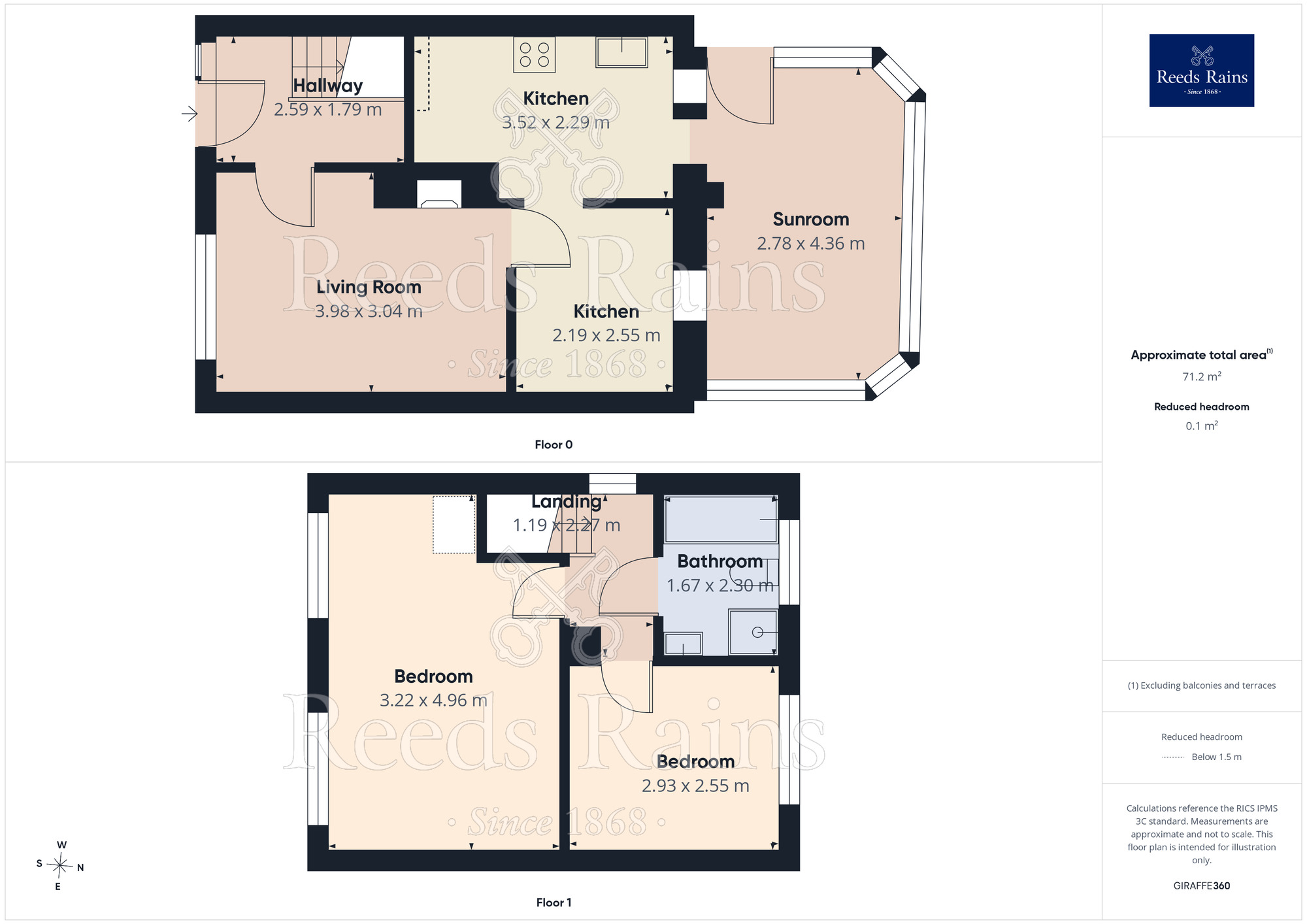 Floorplan of 2 bedroom Semi Detached House for sale, Gladstone Street, Featherstone, West Yorkshire, WF7