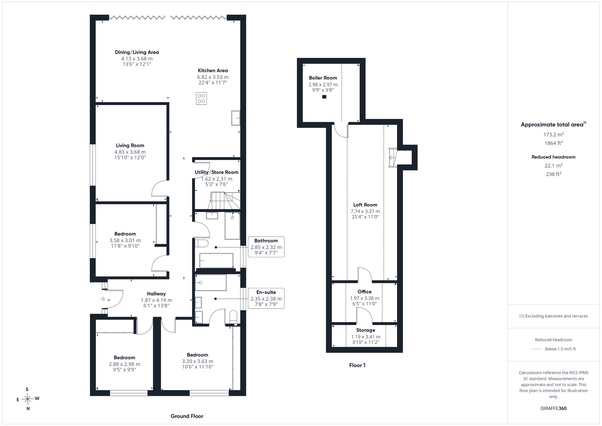 Floorplan of 3 bedroom Detached Bungalow for sale, High Street, Portbury, Bristol, BS20