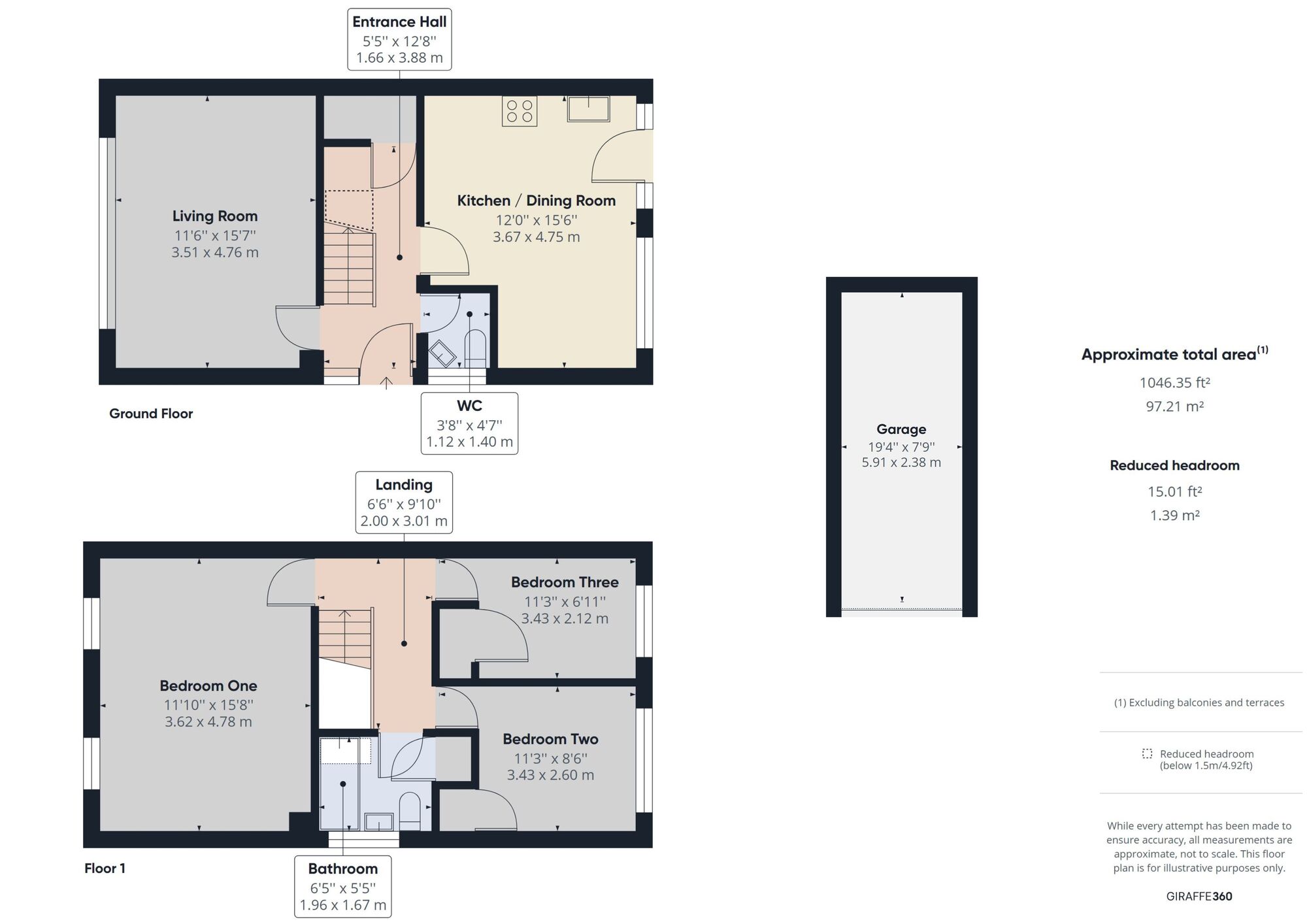 Floorplan of 3 bedroom Semi Detached House to rent, Norfolk Road, Portishead, Bristol, BS20