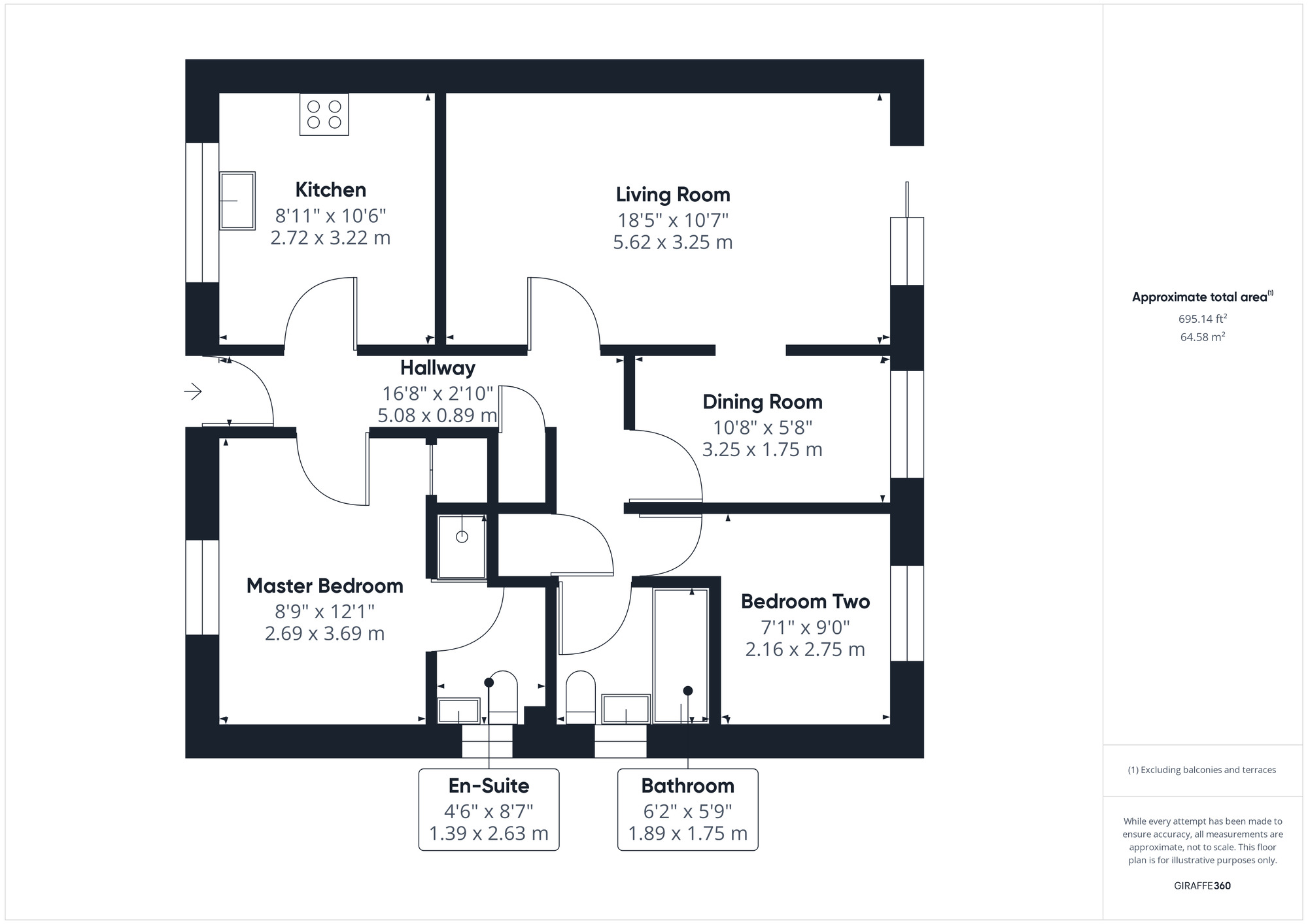 Floorplan of 2 bedroom Detached Bungalow to rent, Brock End, Portishead, Bristol, BS20
