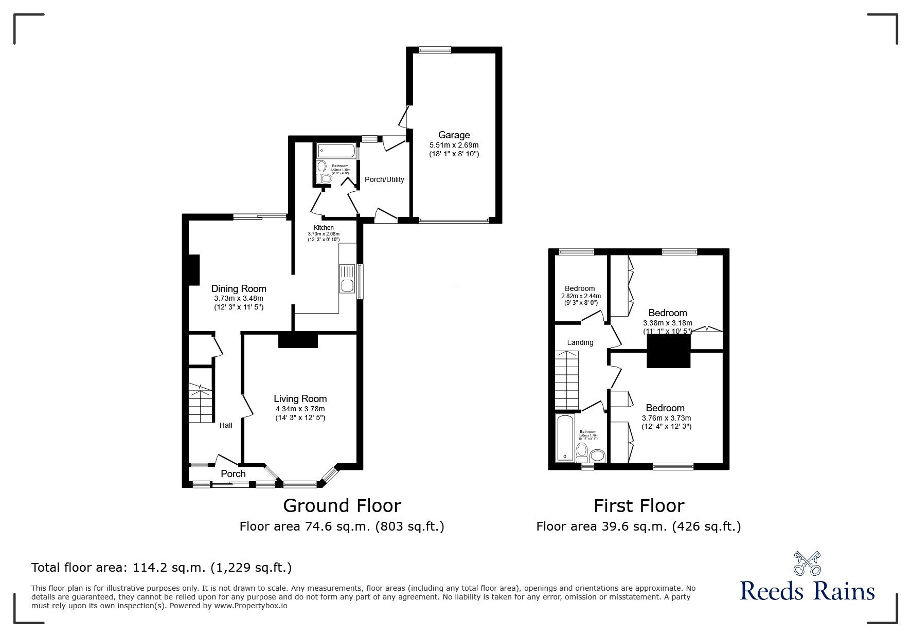 Floorplan of 3 bedroom Semi Detached House for sale, Coleridge Vale Road North, Clevedon, North Somerset, BS21