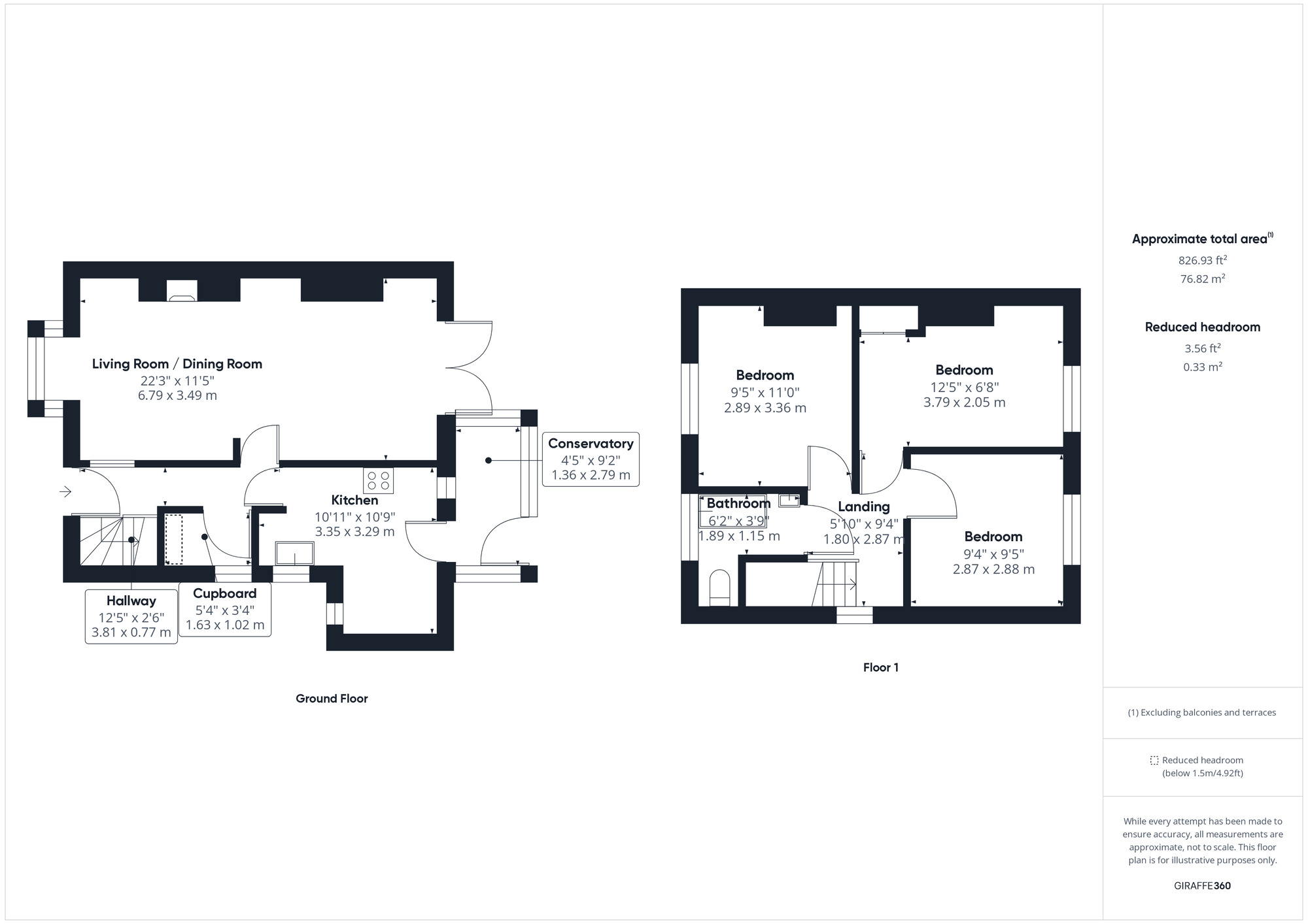 Floorplan of 3 bedroom Semi Detached House for sale, Churchill Avenue, Clevedon, North Somerset, BS21