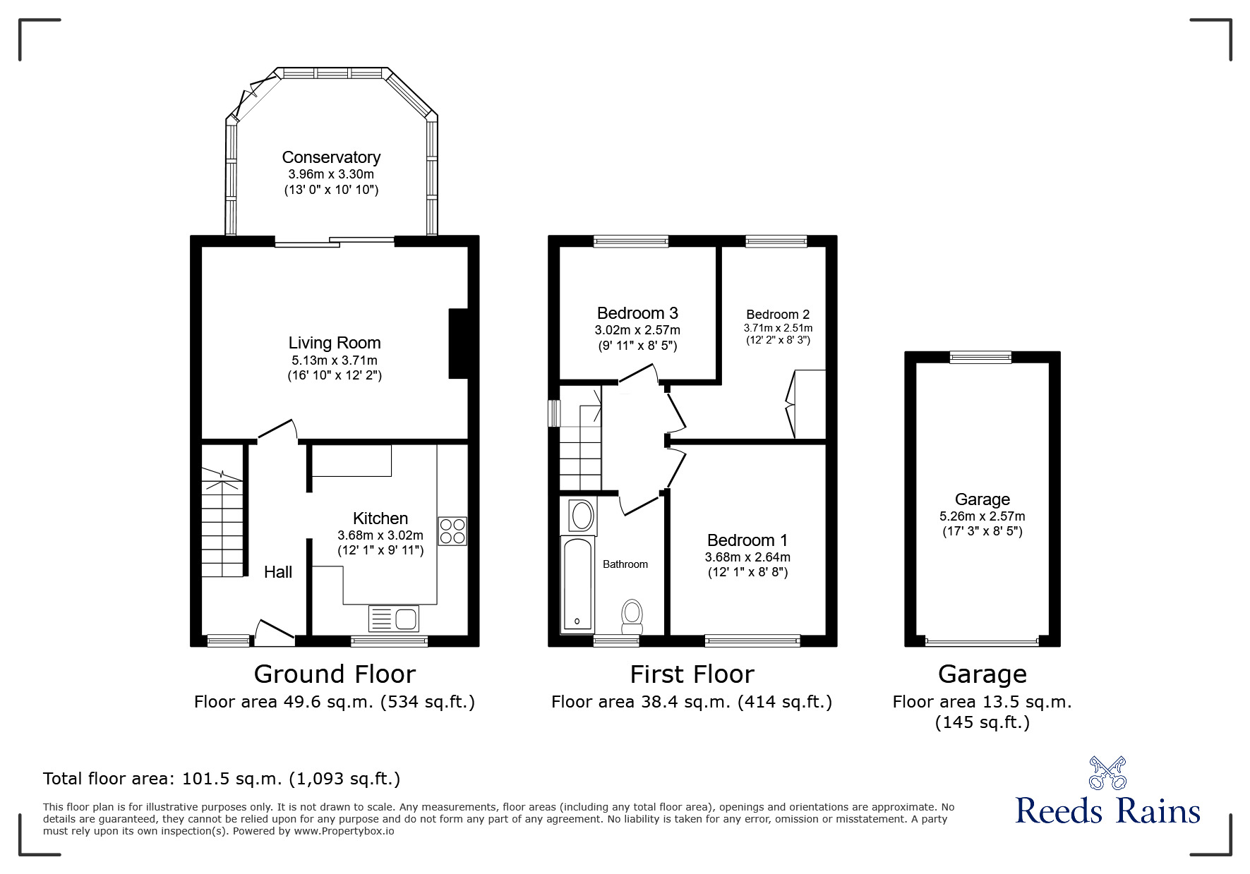 Floorplan of 3 bedroom Semi Detached House for sale, Anchor Way, Pill, Bristol, BS20
