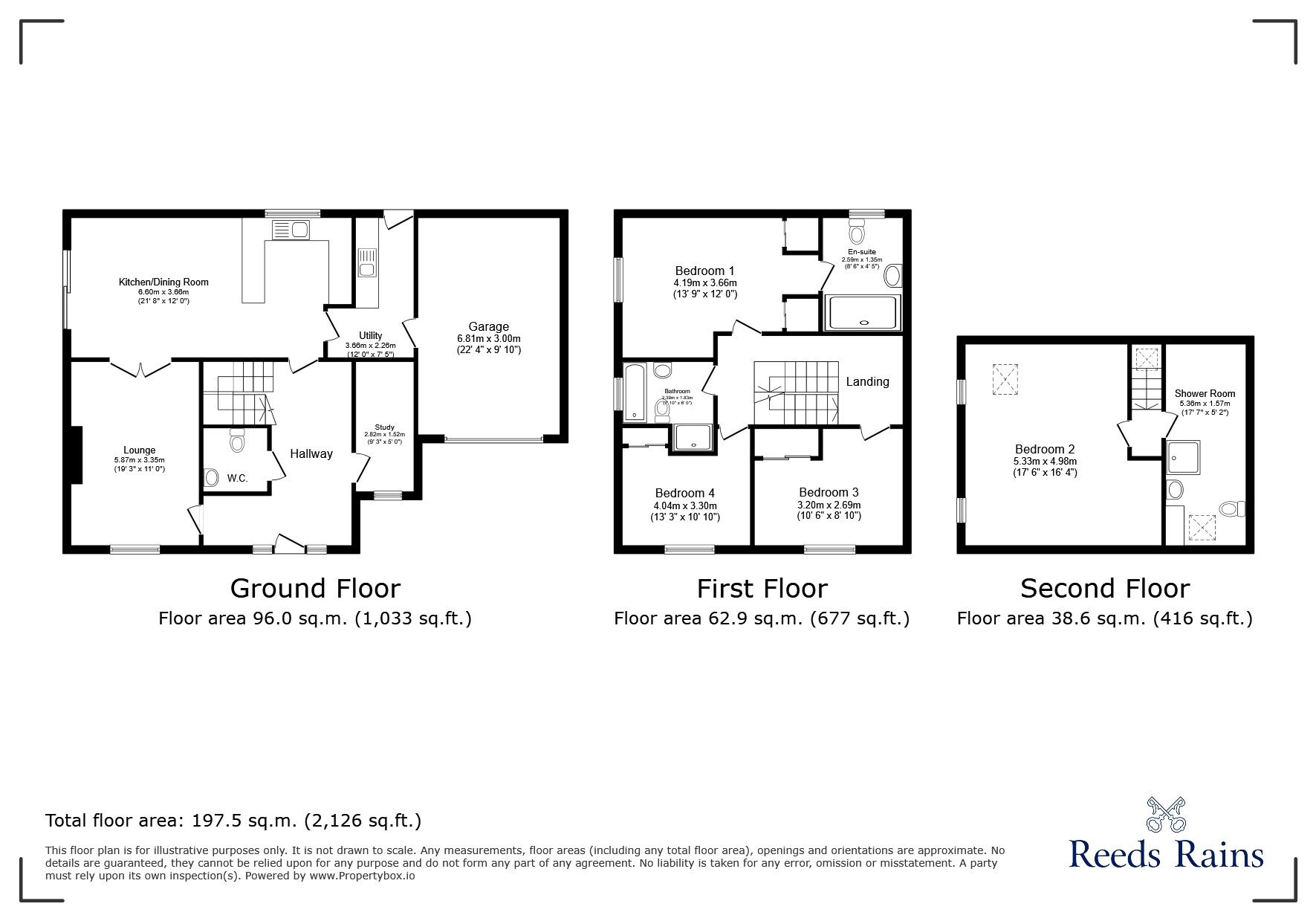 Floorplan of 4 bedroom Detached House for sale, High Street, Portishead, Bristol, BS20
