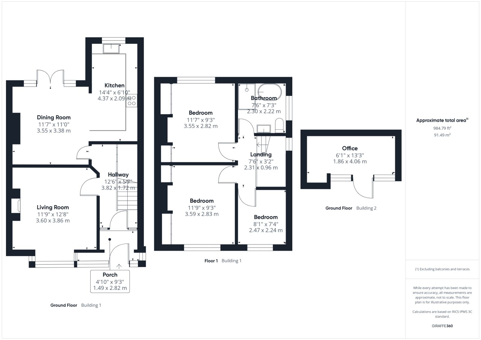Floorplan of 3 bedroom Semi Detached House for sale, Coleridge Vale Road North, Clevedon, North Somerset, BS21