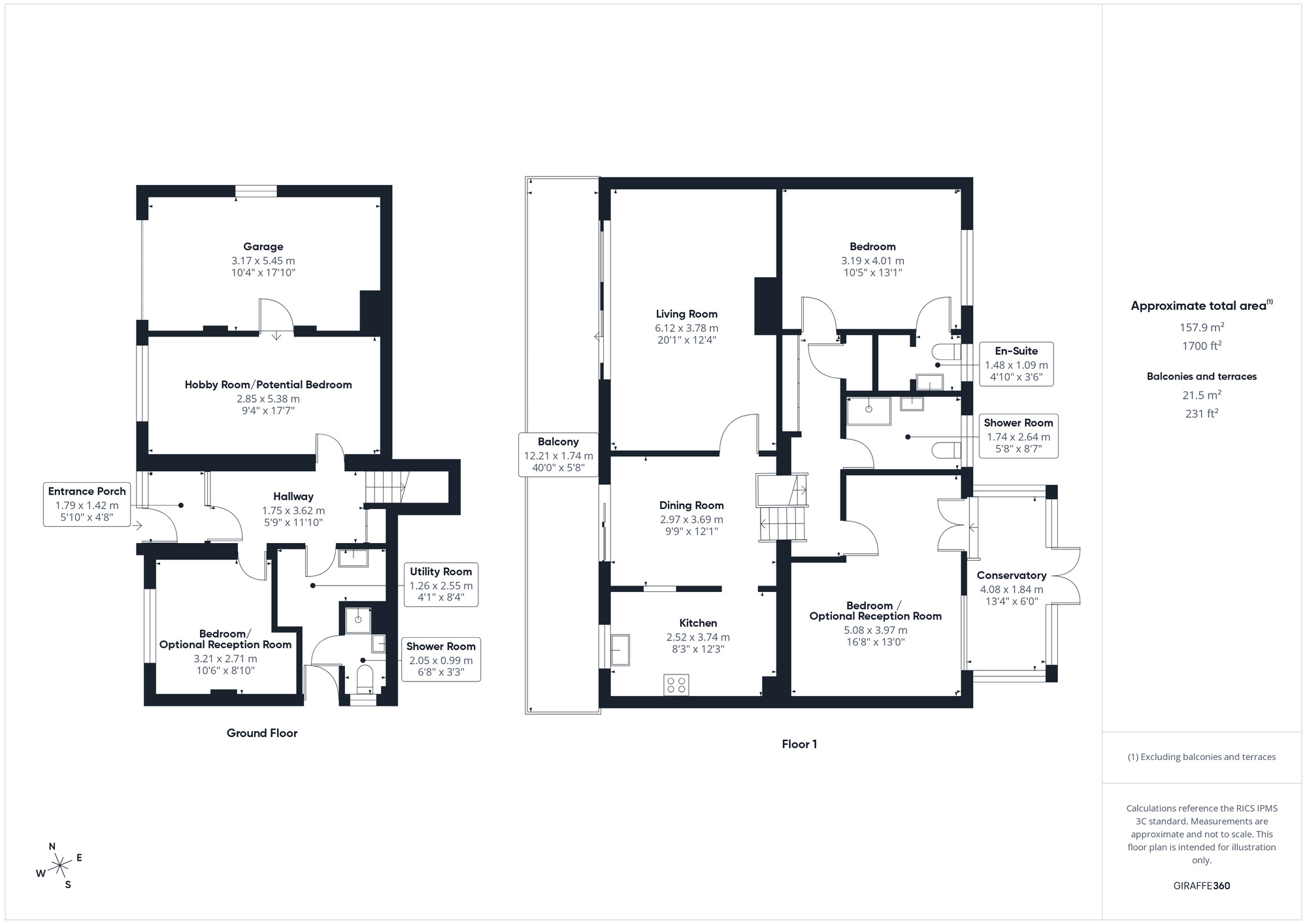 Floorplan of 3 bedroom Detached House for sale, Battery Lane, Portishead, Bristol, BS20