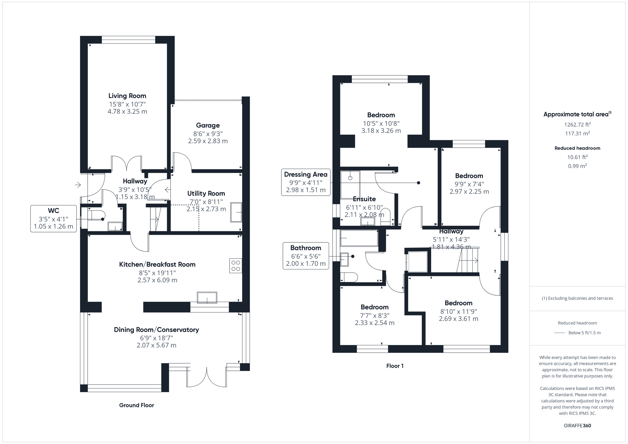 Floorplan of 4 bedroom Detached House for sale, Homeground, Clevedon, North Somerset, BS21