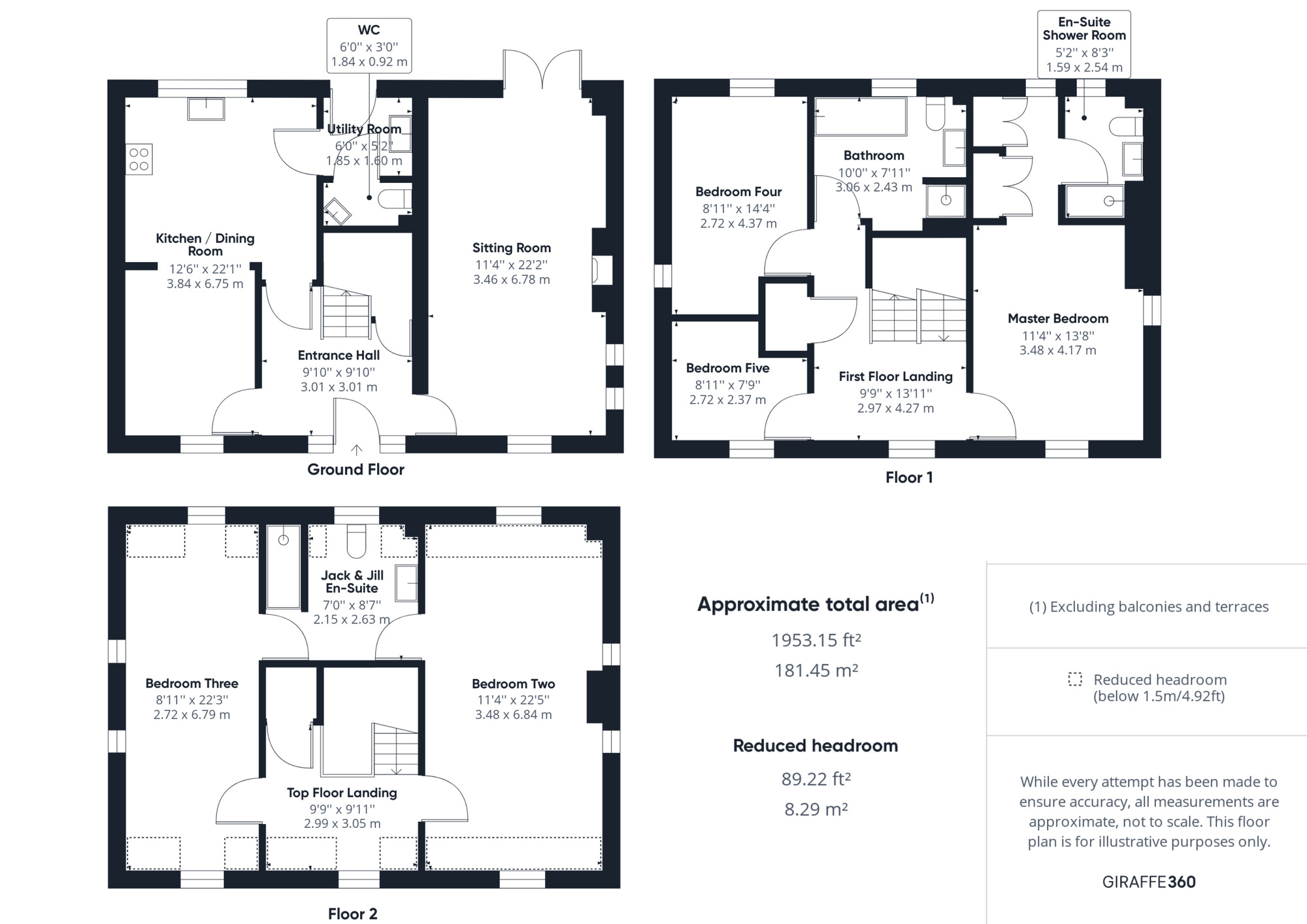 Floorplan of 5 bedroom Detached House for sale, The Finches, Portishead, Bristol, BS20