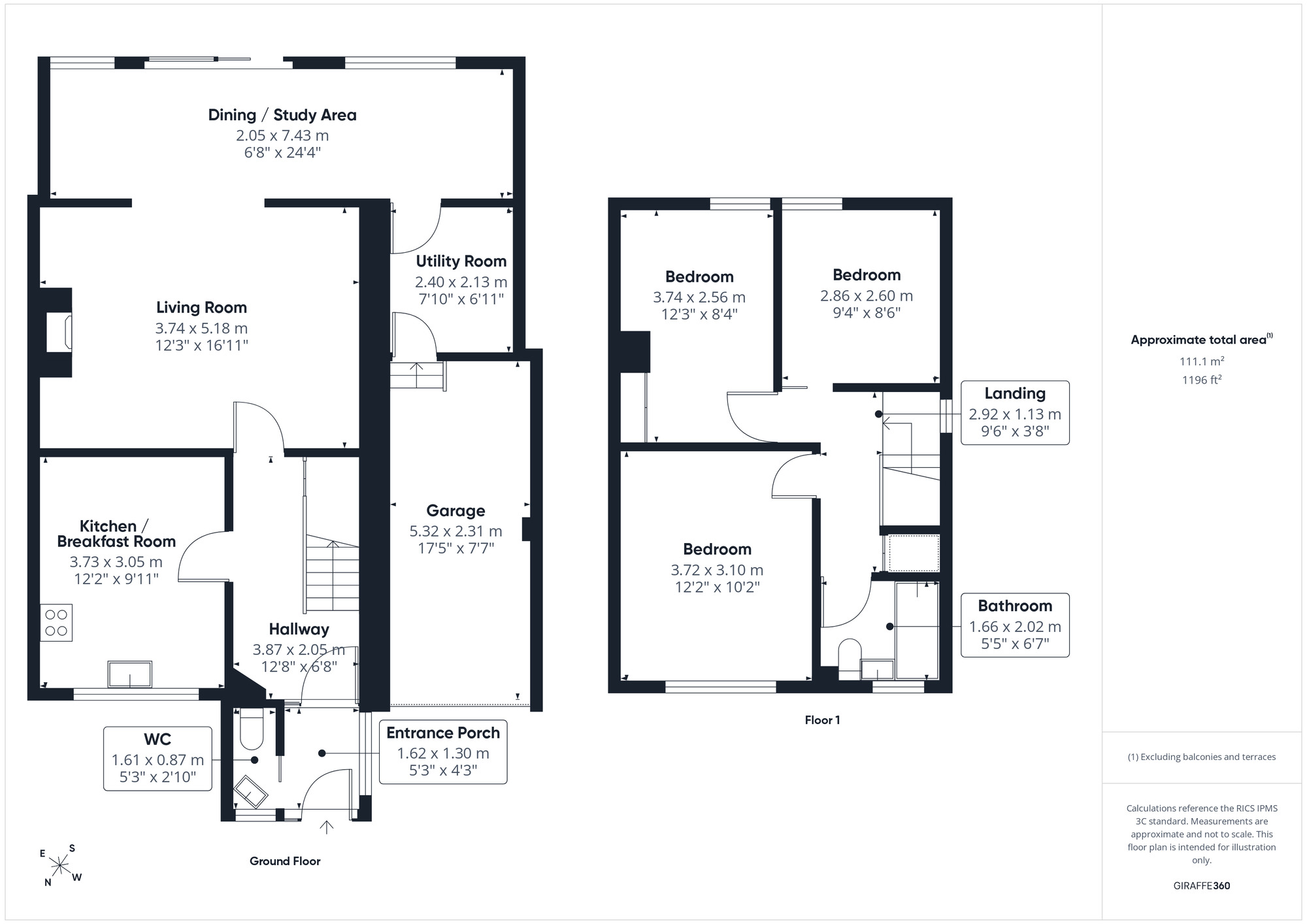 Floorplan of 3 bedroom Semi Detached House for sale, Westward Drive, Pill, Bristol, BS20
