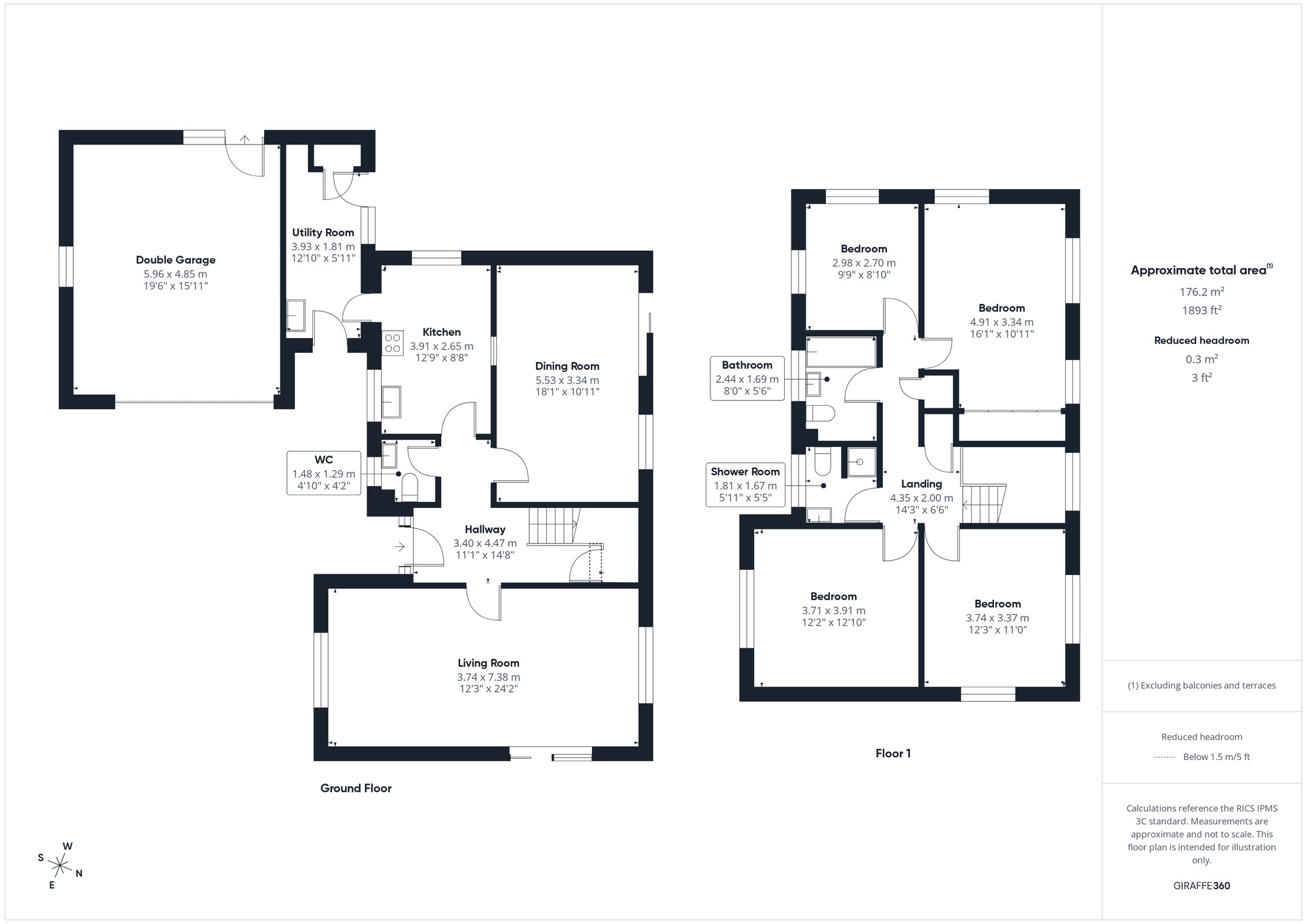 Floorplan of 4 bedroom Detached House for sale, The Tynings, Weston-in-Gordano, Bristol, BS20