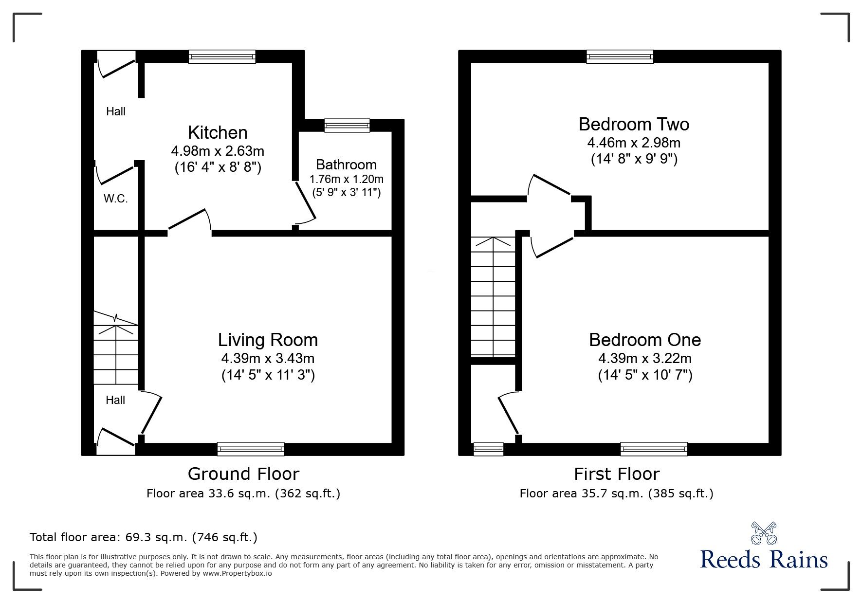 Floorplan of 2 bedroom Mid Terrace House to rent, Marton Road, Liverpool, L36