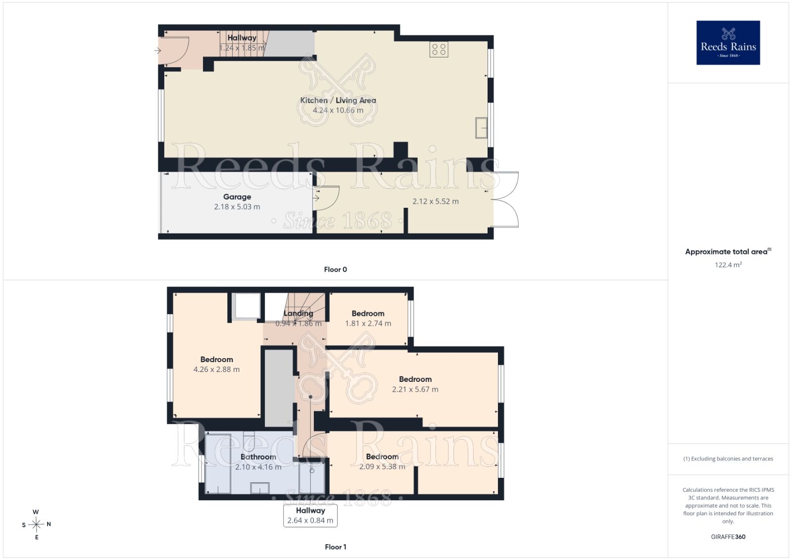 Floorplan of 4 bedroom Semi Detached House for sale, Dalewood Gardens, Whiston, Merseyside, L35