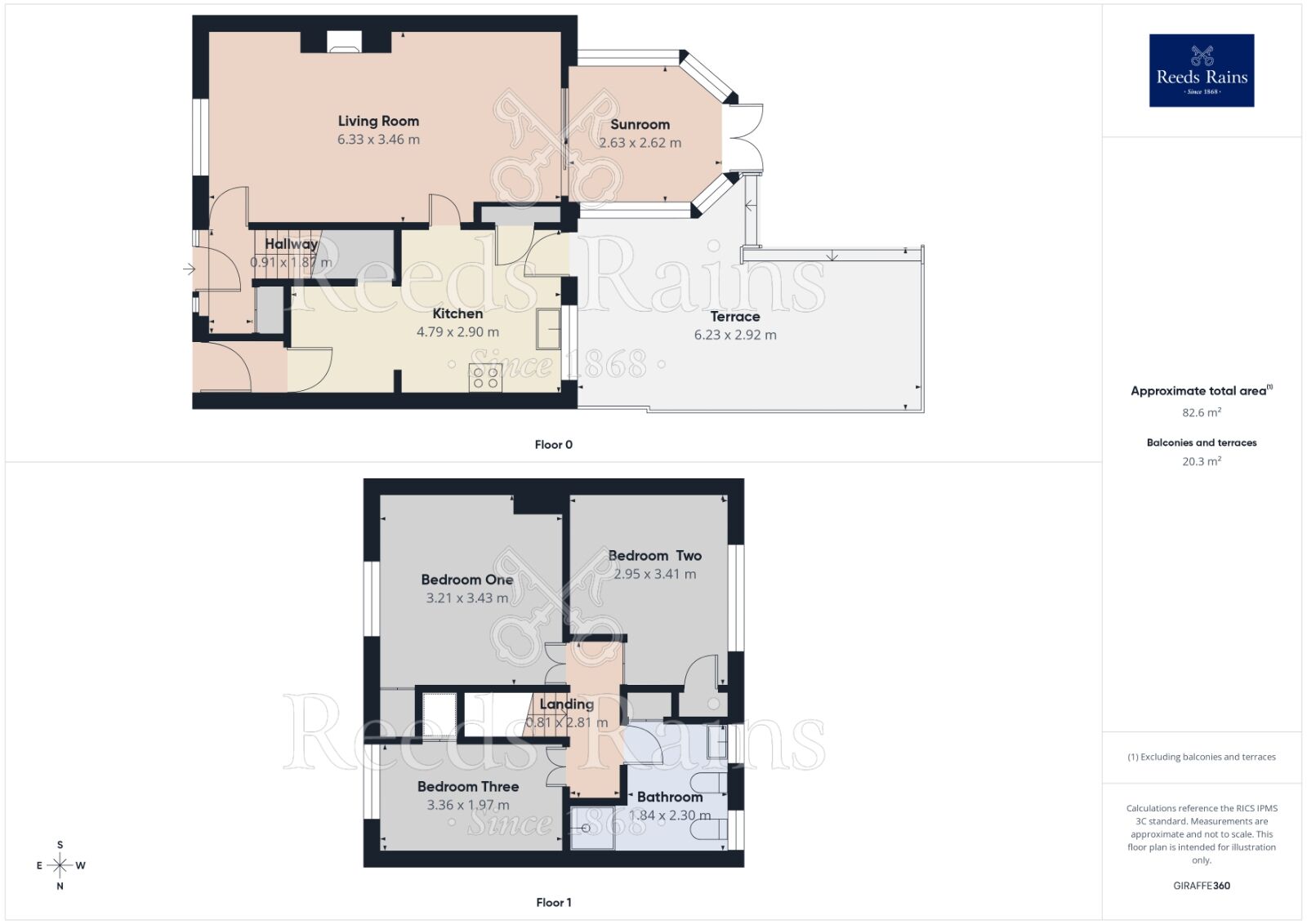 Floorplan of 3 bedroom Mid Terrace House for sale, Horrocks Close, Liverpool, Merseyside, L36