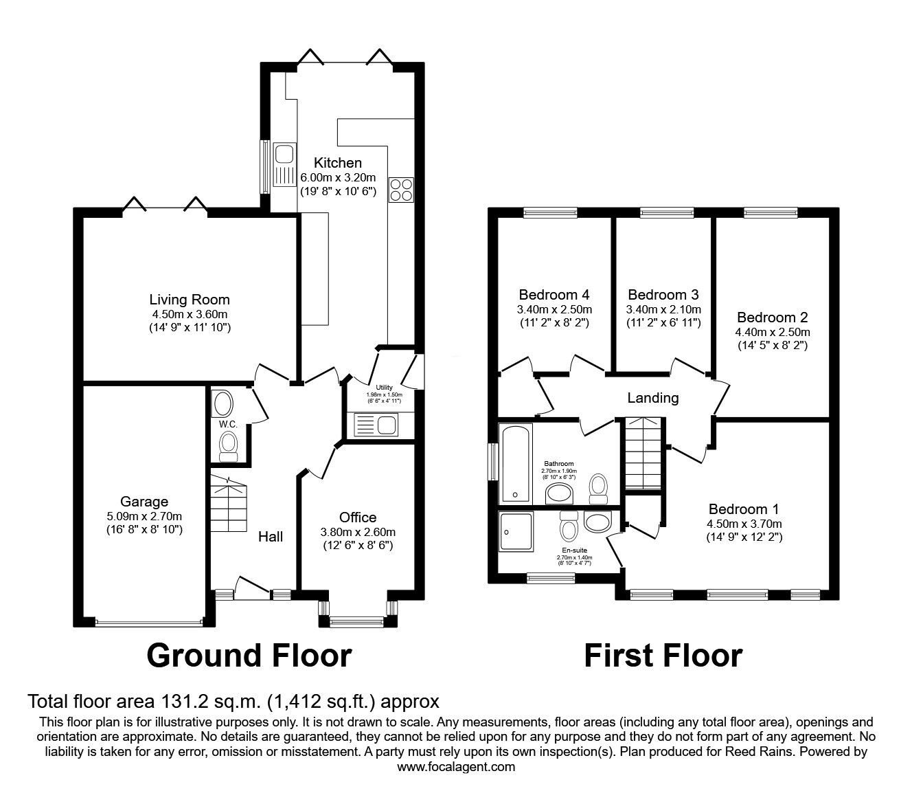 Floorplan of 4 bedroom Detached House for sale, Cypress Road, Liverpool, Merseyside, L36
