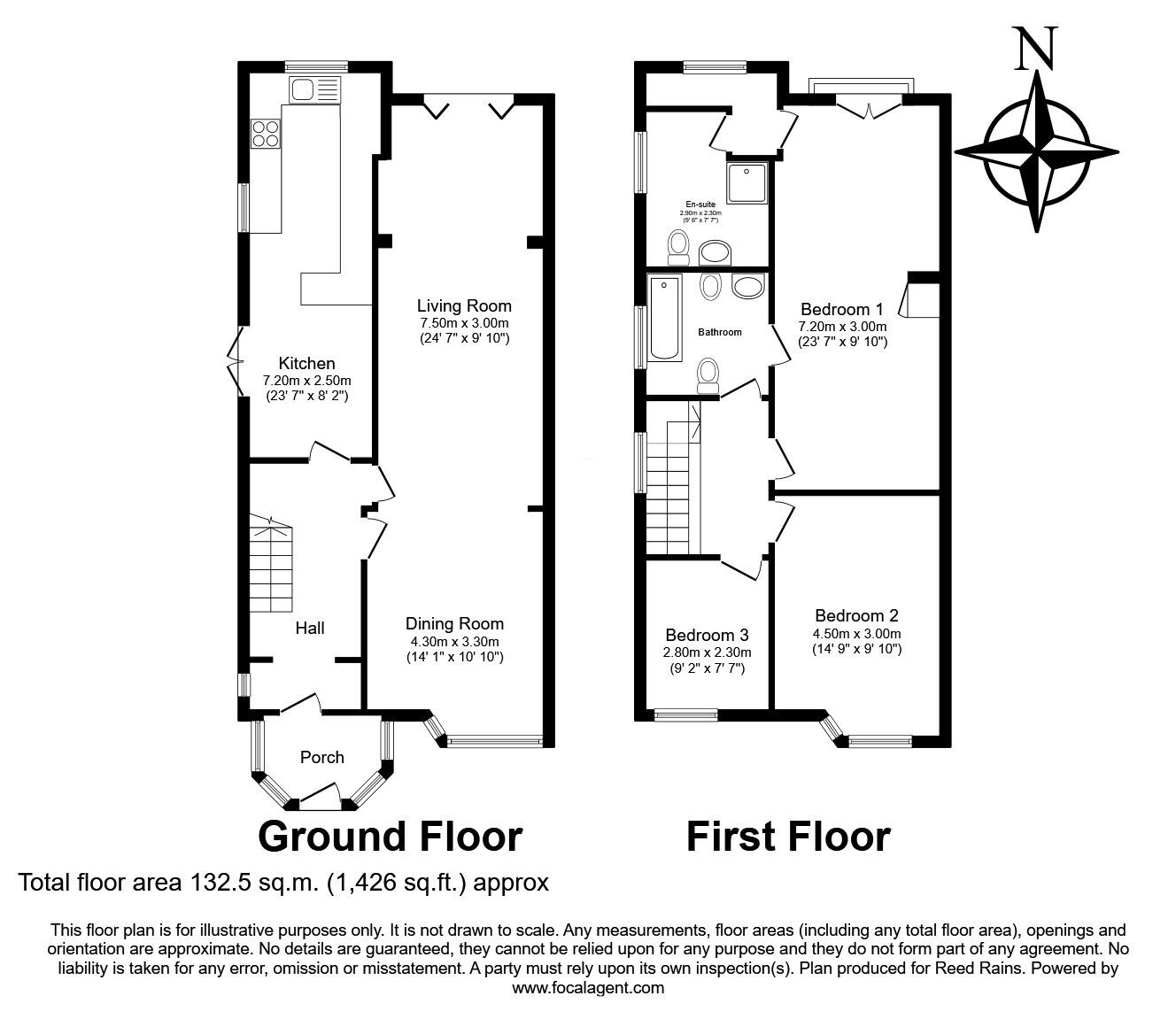 Floorplan of 3 bedroom Semi Detached House for sale, Longview Drive, Liverpool, Merseyside, L36