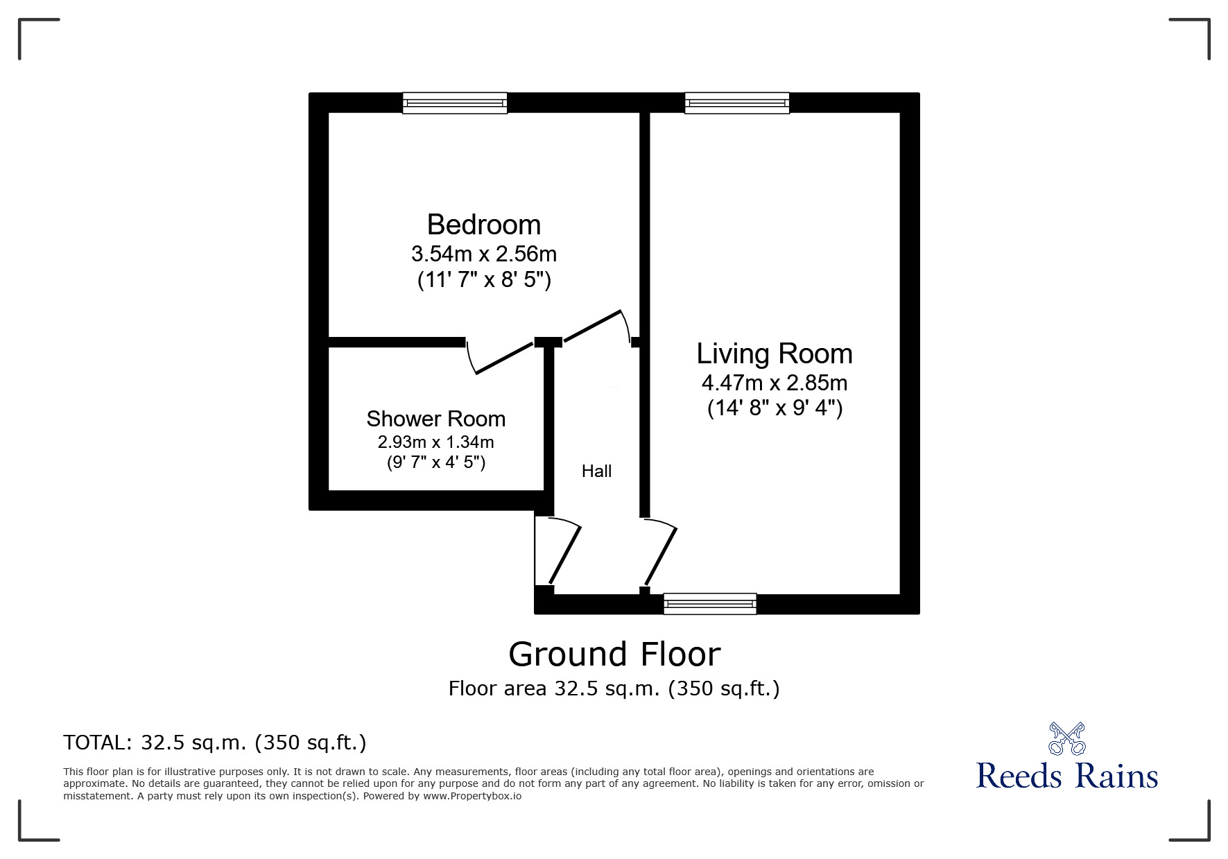 Floorplan of 1 bedroom  Flat to rent, Atherton Street, Prescot, Merseyside, L34