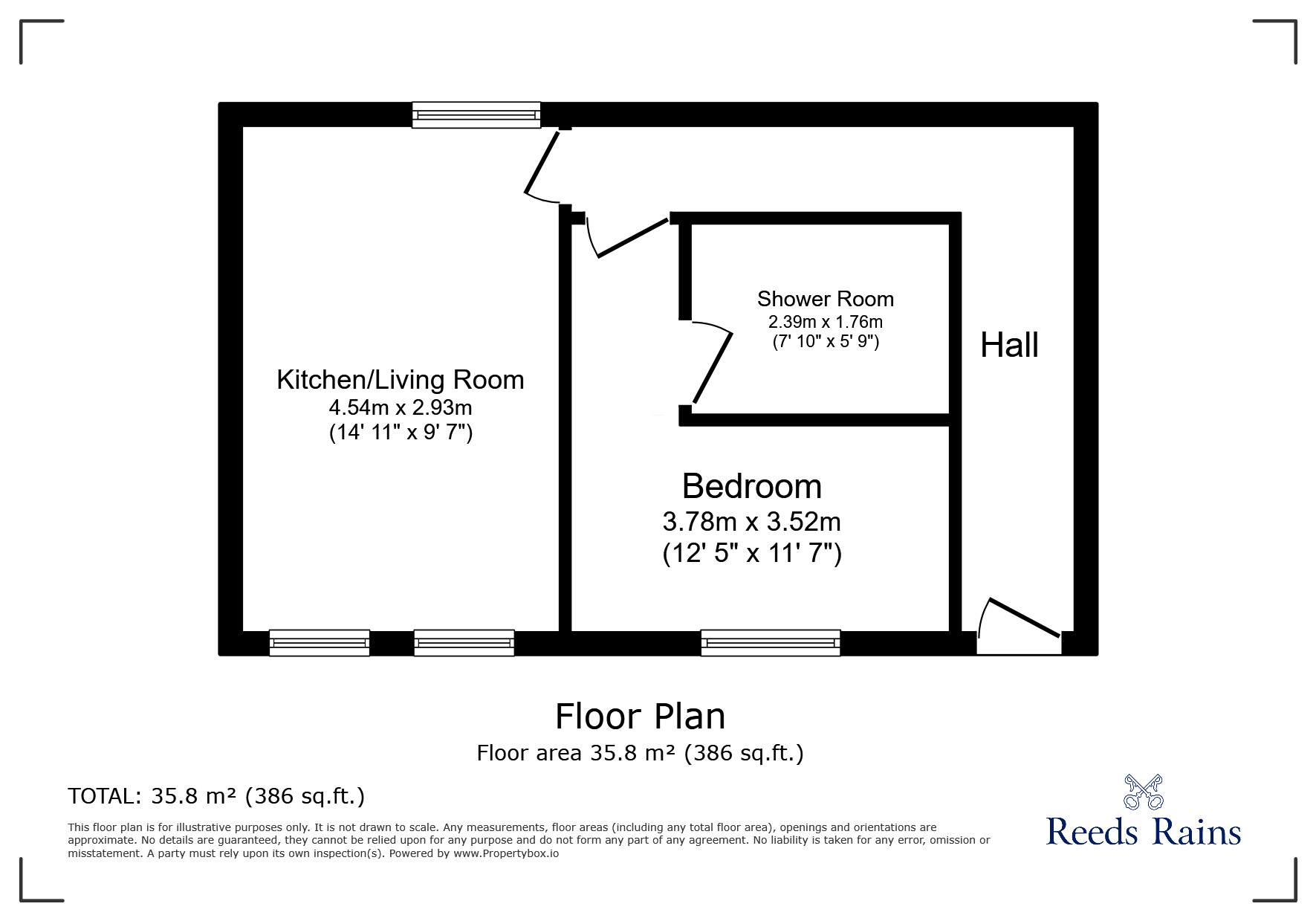 Floorplan of 1 bedroom  Flat to rent, Atherton Street, Prescot, Merseyside, L34