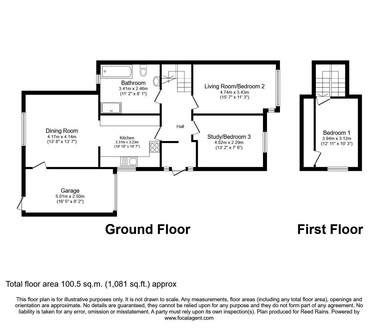 Floorplan of 3 bedroom Semi Detached House for sale, Foxshaw Close, Whiston, Merseyside, L35
