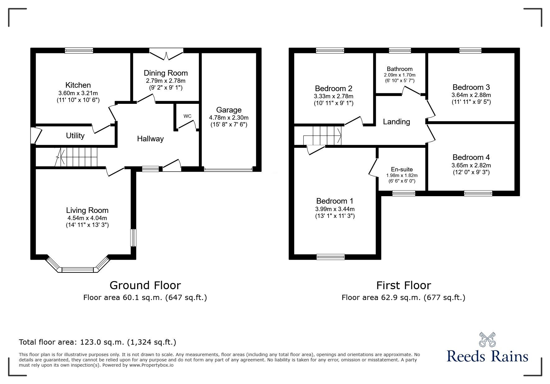 Floorplan of 4 bedroom Detached House to rent, Layton Way, Prescot, Merseyside, L34