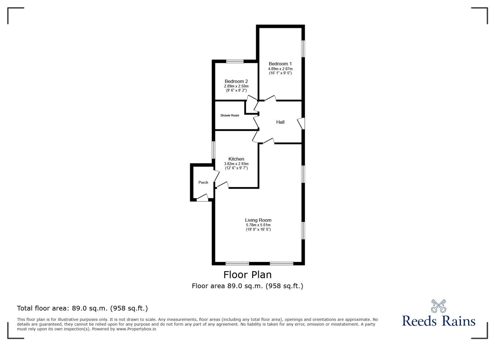 Floorplan of 2 bedroom Detached Property for sale, North Front, Halsnead Park, Merseyside, L35