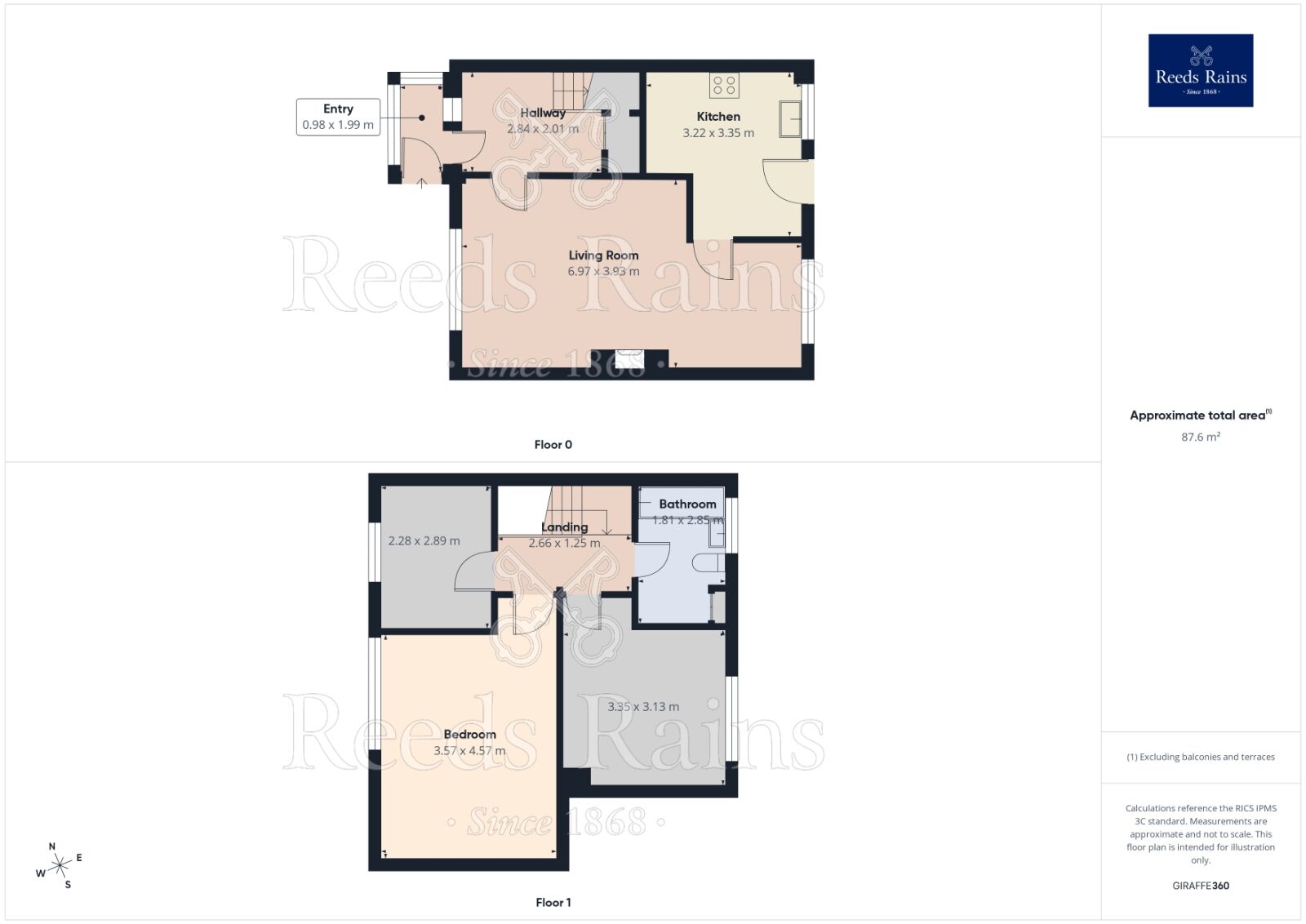 Floorplan of 3 bedroom Mid Terrace House for sale, Weyman Avenue, Whiston, Merseyside, L35
