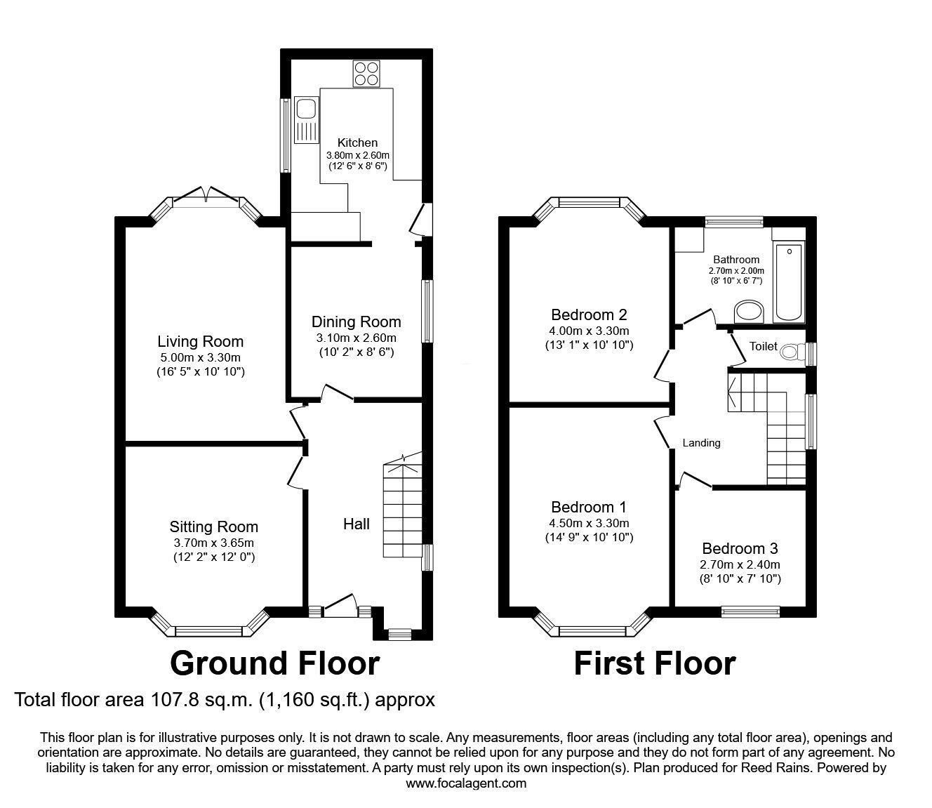 Floorplan of 3 bedroom Semi Detached House for sale, Seel Road, Liverpool, Merseyside, L36
