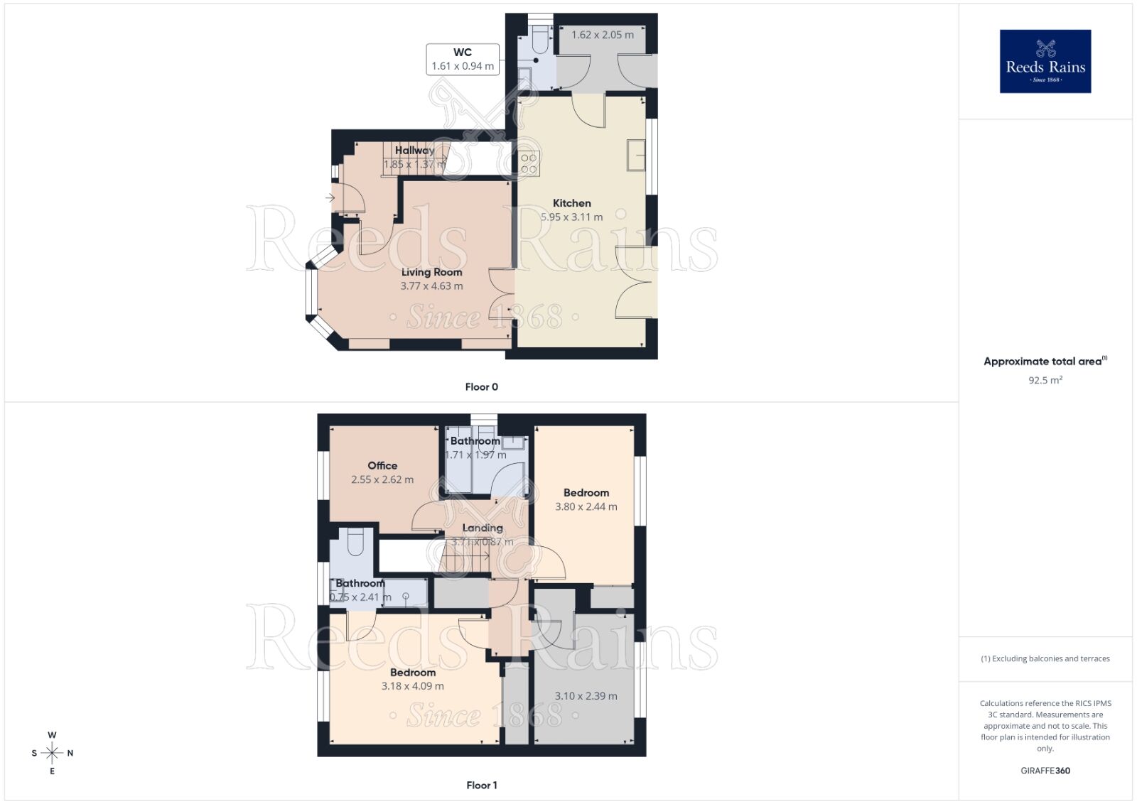Floorplan of 4 bedroom Detached House for sale, Balmoral Way, Prescot, Merseyside, L34
