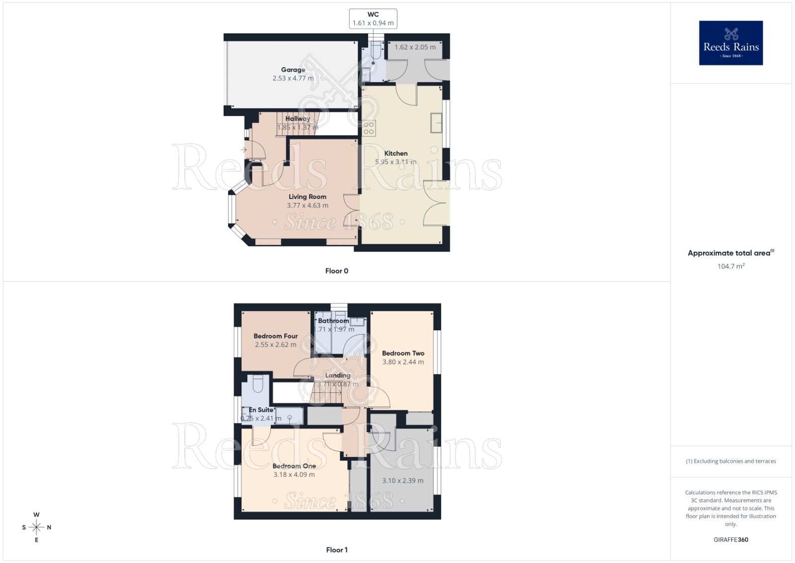 Floorplan of 4 bedroom Detached House for sale, Balmoral Way, Prescot, Merseyside, L34
