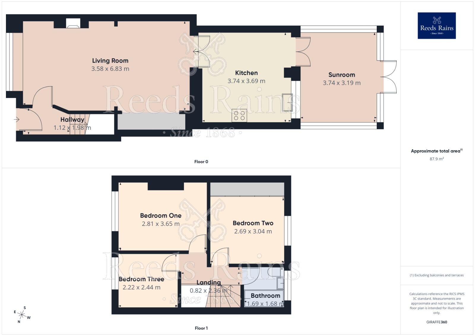 Floorplan of 3 bedroom Mid Terrace House for sale, Gentwood Road, Liverpool, Merseyside, L36