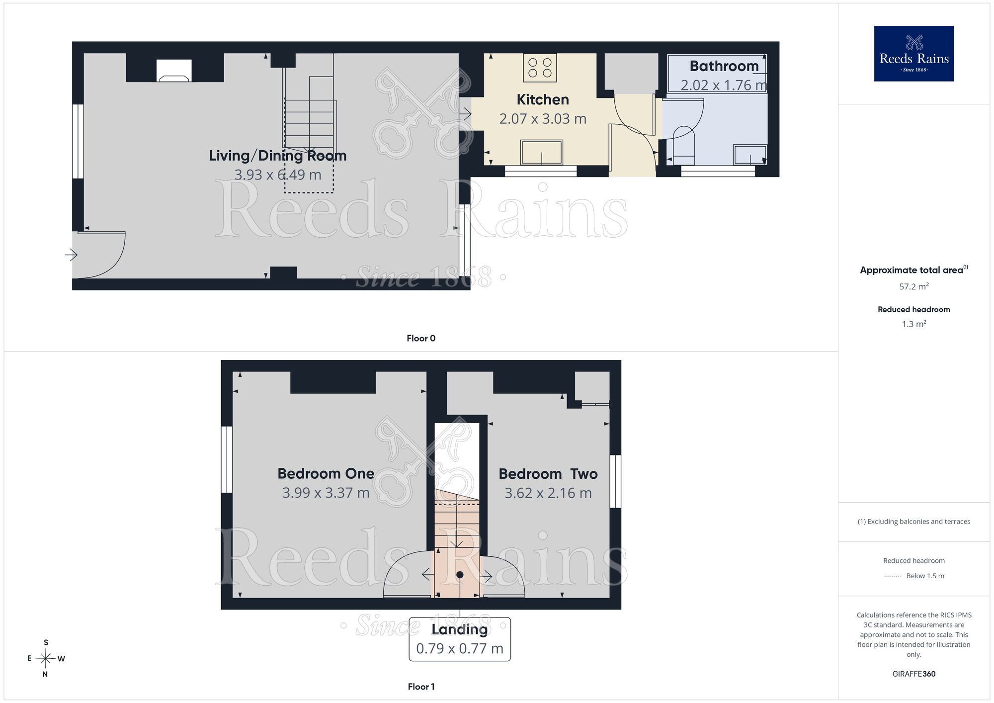 Floorplan of 2 bedroom Mid Terrace House to rent, Carlton Street, Prescot, Merseyside, L34