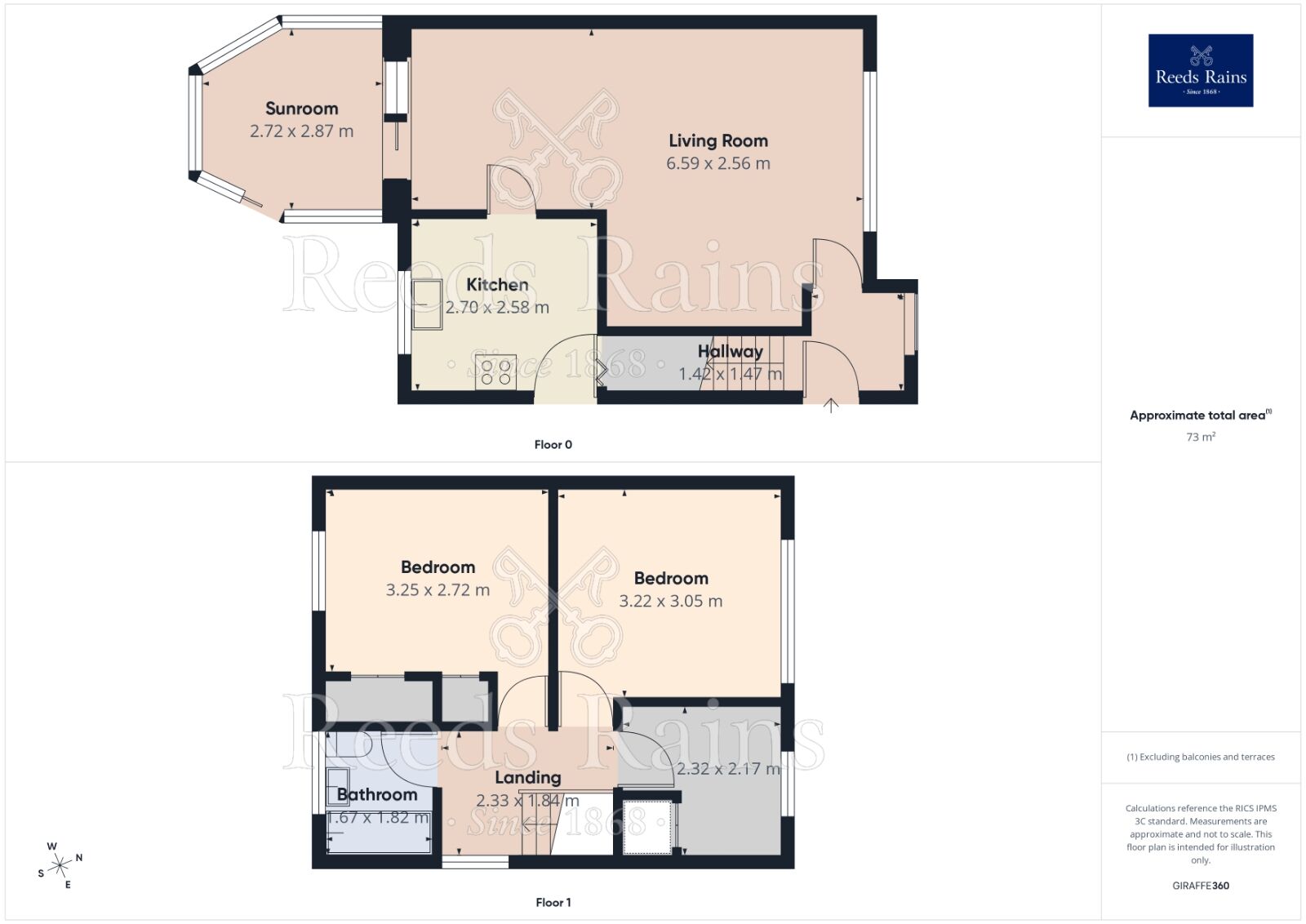 Floorplan of 3 bedroom Detached House for sale, Driveway, Whiston, Merseyside, L35