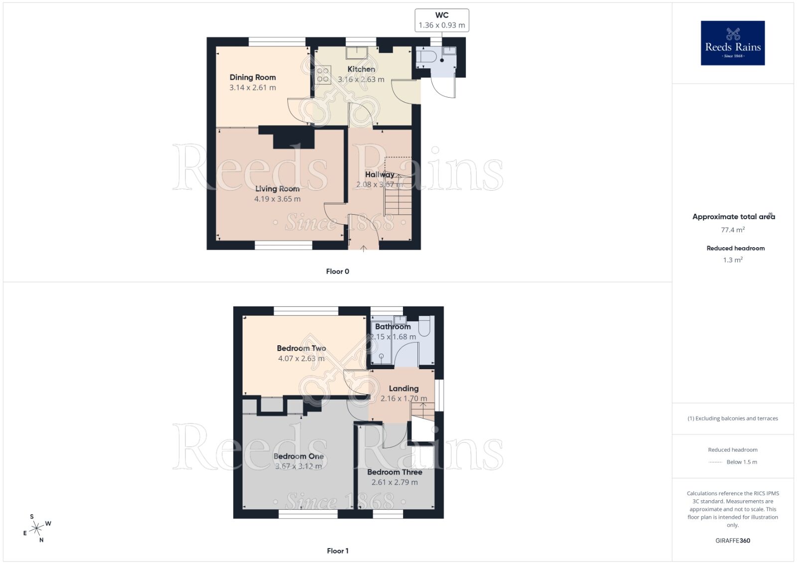 Floorplan of 3 bedroom Semi Detached House for sale, Molyneux Drive, Prescot, Merseyside, L35