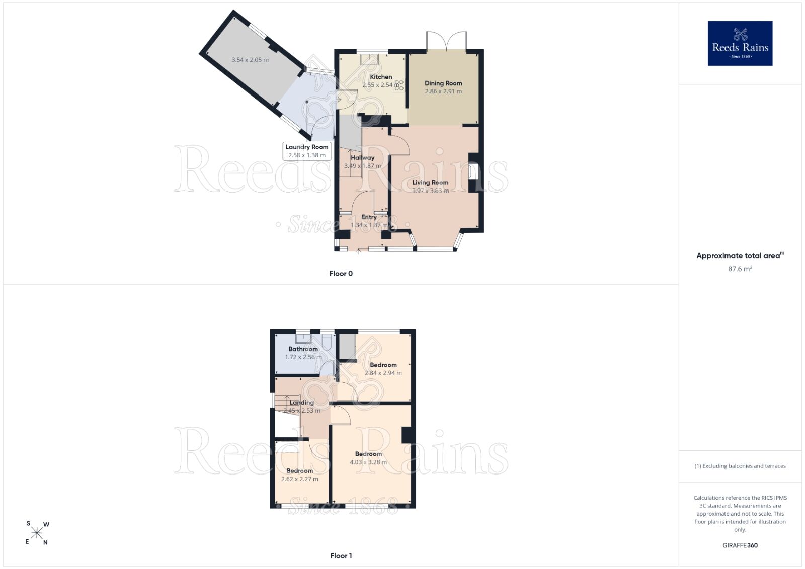 Floorplan of 3 bedroom Semi Detached House for sale, Walpole Avenue, Whiston, Merseyside, L35