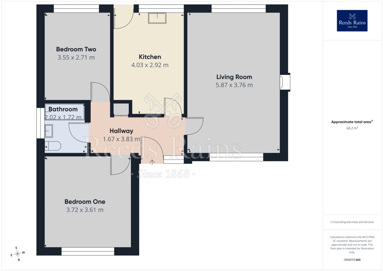Floorplan of 2 bedroom Detached Bungalow for sale, Lowther Drive, Rainhill, Merseyside, L35