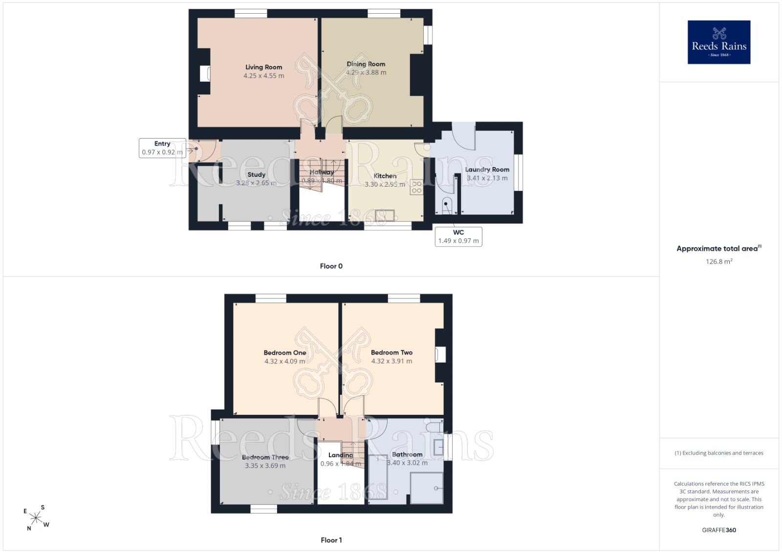 Floorplan of 3 bedroom Detached House for sale, Warrington Road, Rainhill, Merseyside, L35