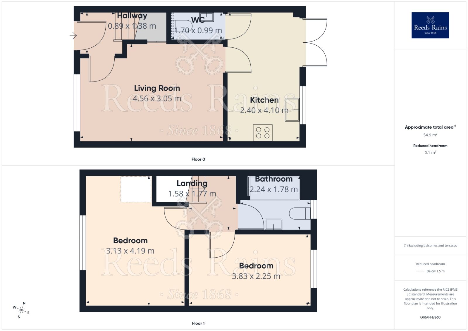 Floorplan of 2 bedroom Semi Detached House for sale, Rosebank Road, Liverpool, Merseyside, L36