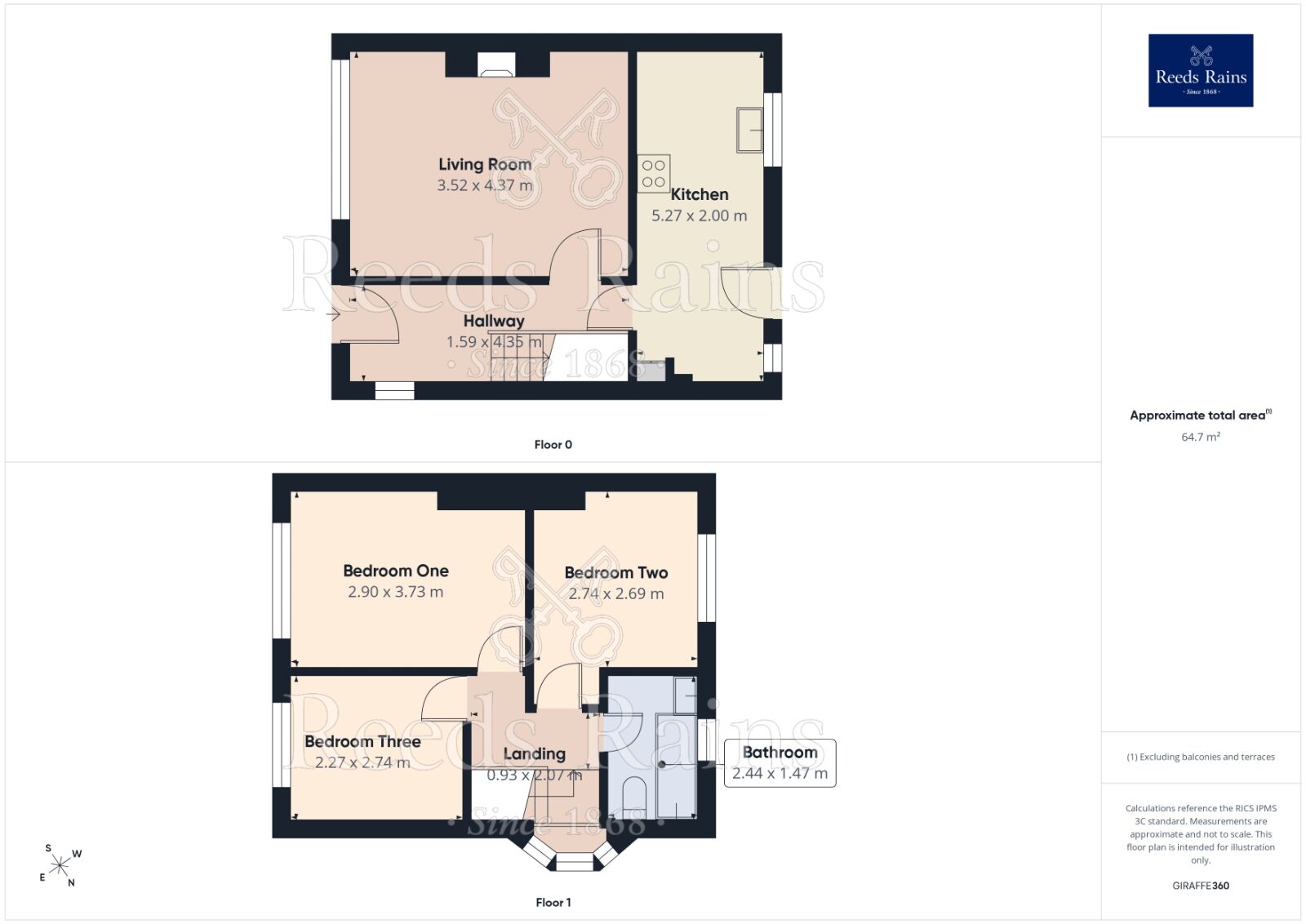 Floorplan of 3 bedroom End Terrace House for sale, Lyme Grove, Liverpool, Merseyside, L36