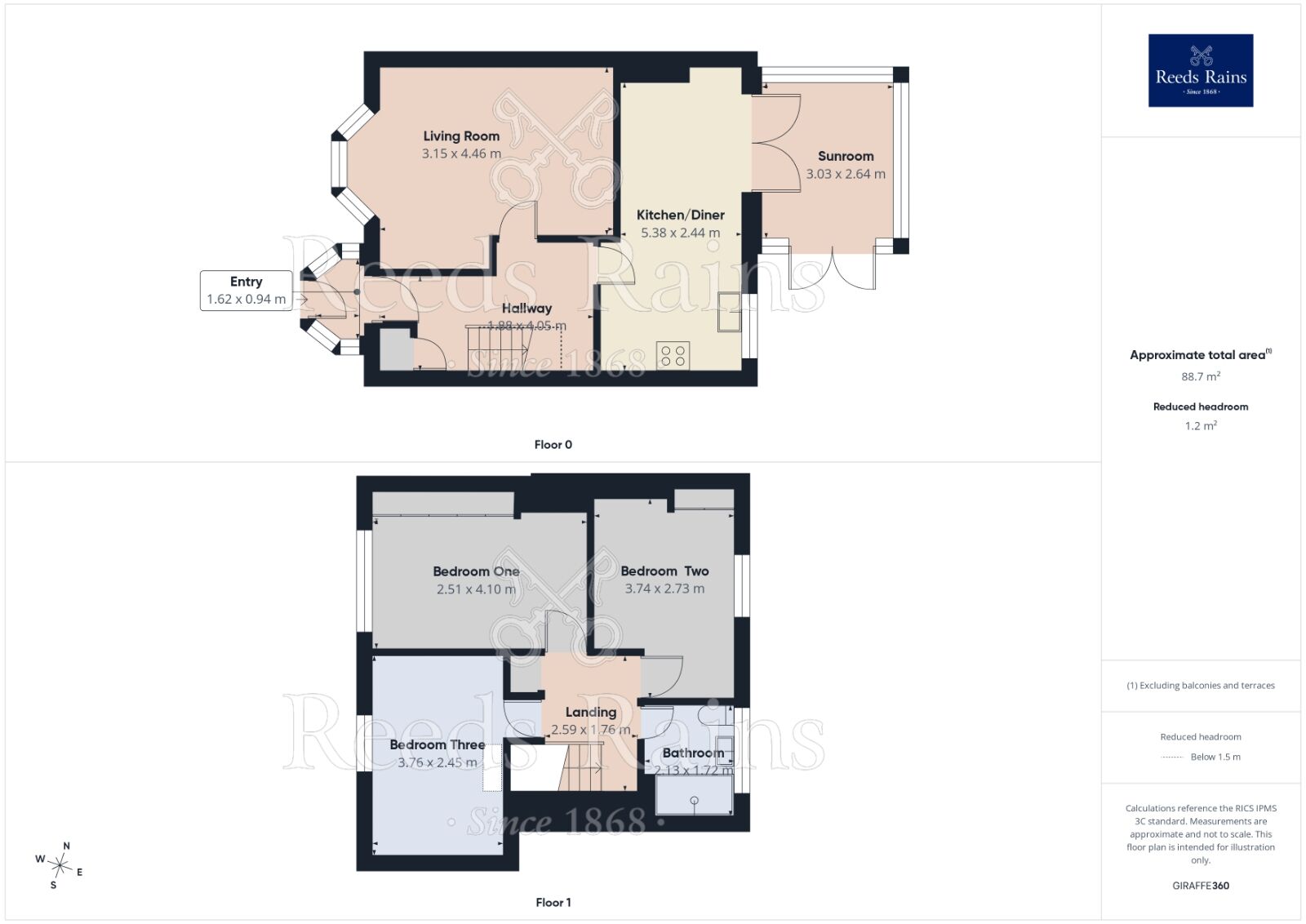 Floorplan of 3 bedroom Mid Terrace House for sale, Morcroft Road, Liverpool, Merseyside, L36