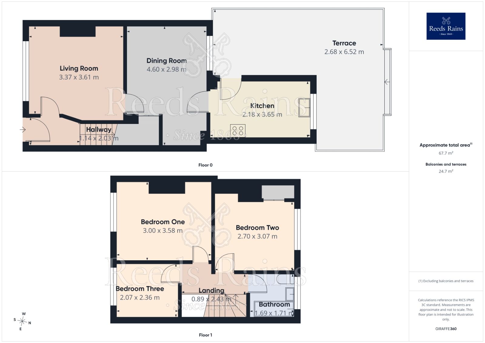 Floorplan of 3 bedroom Mid Terrace House for sale, Crosswood Crescent, Liverpool, Merseyside, L36