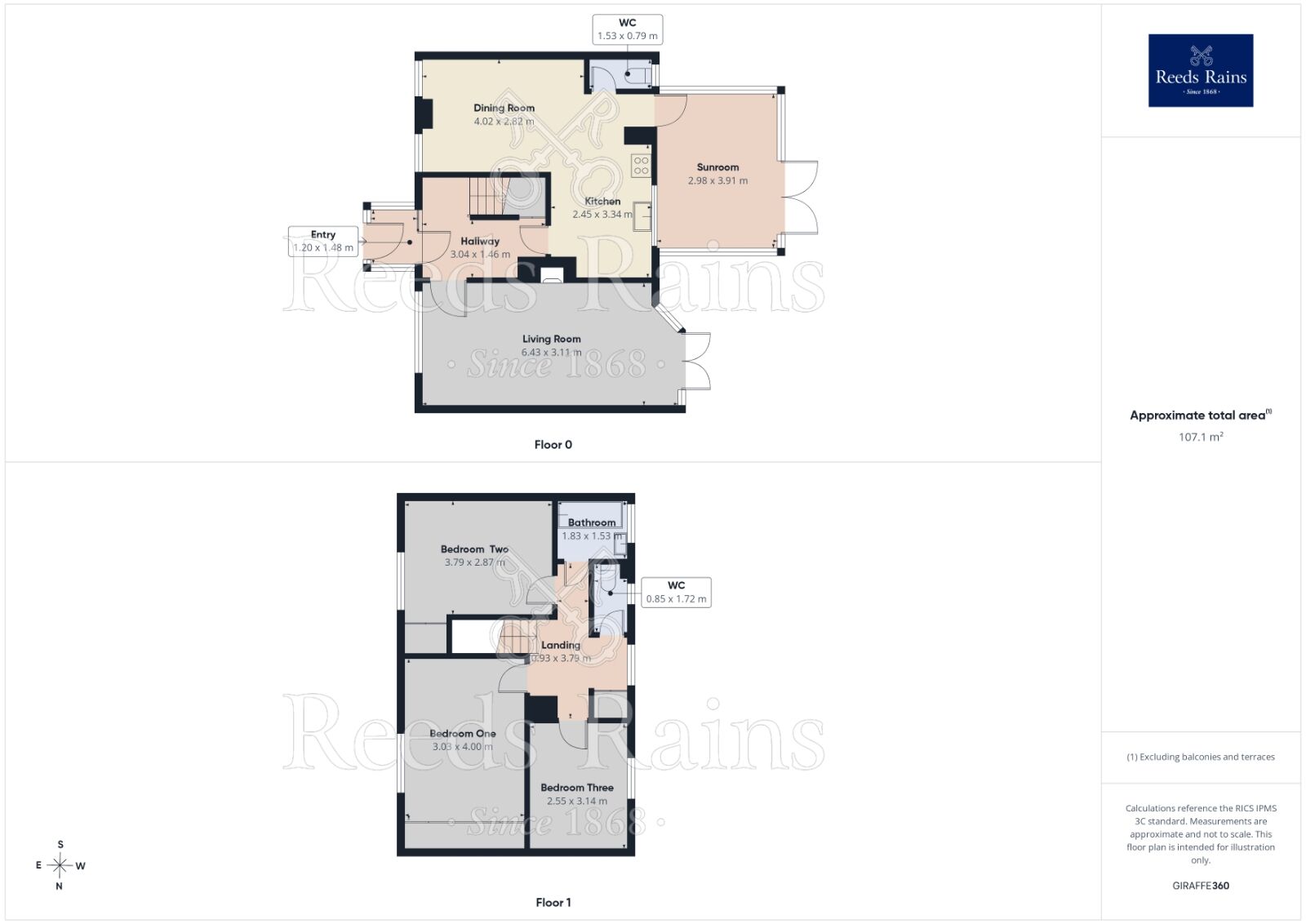 Floorplan of 3 bedroom Mid Terrace House for sale, Fire Station Road, Whiston, Merseyside, L35