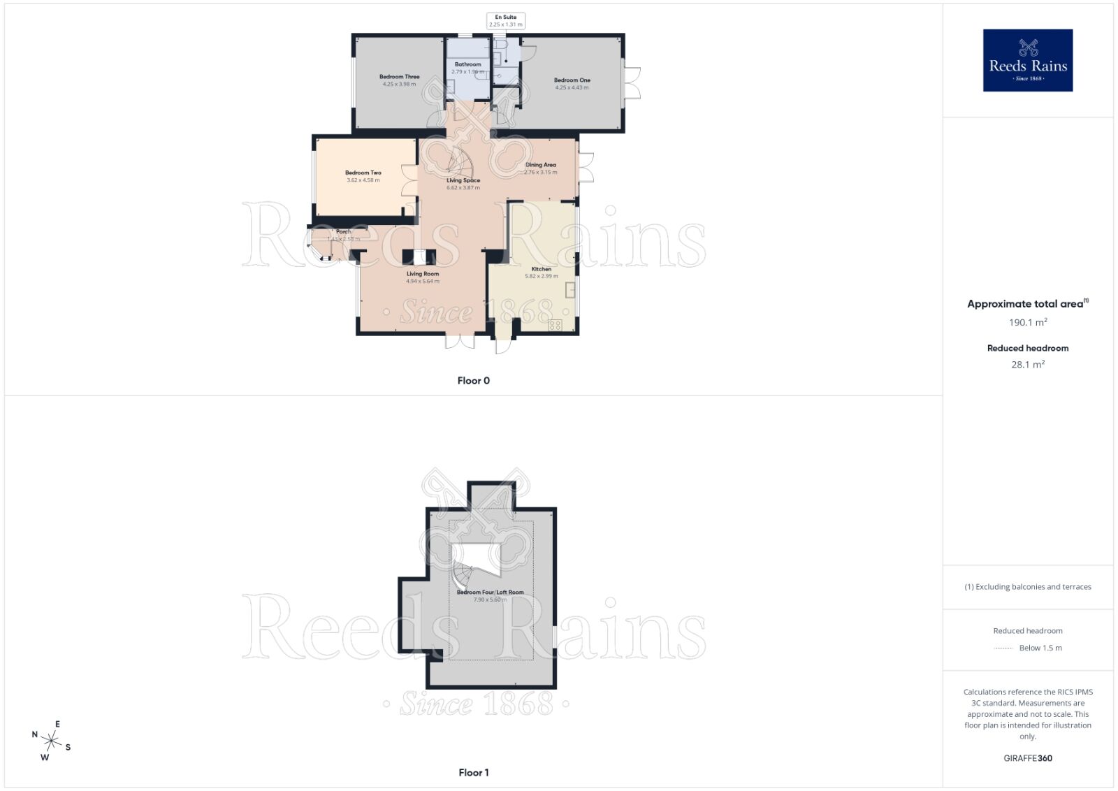 Floorplan of 4 bedroom Detached Bungalow for sale, Longmeadow Road, Knowsley, Merseyside, L34