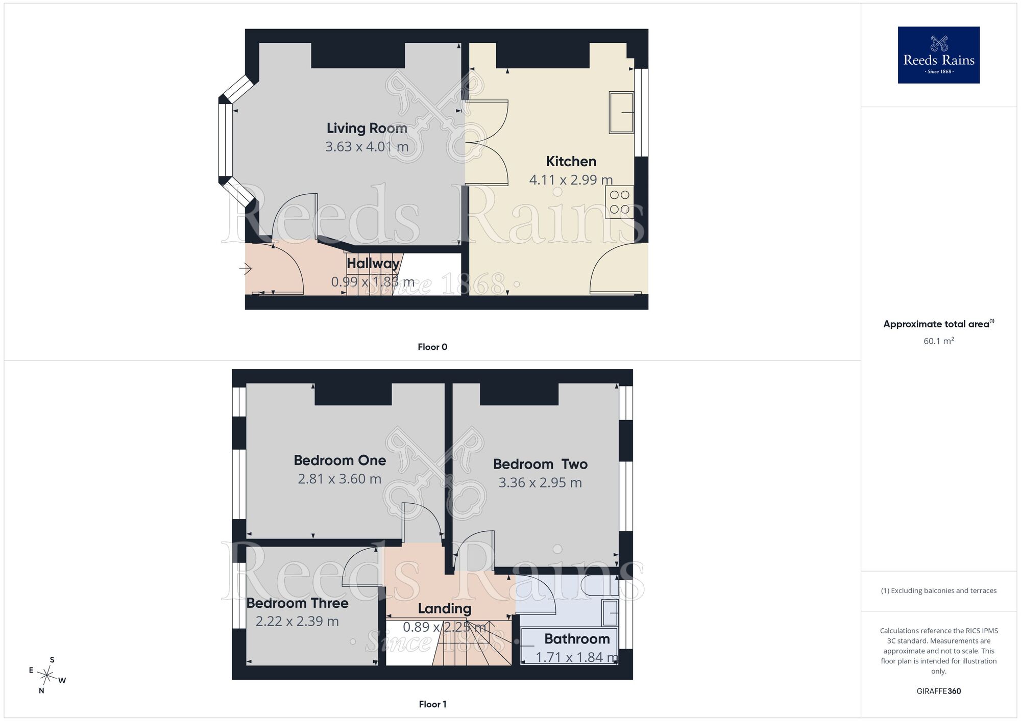 Floorplan of 3 bedroom Mid Terrace House to rent, Gentwood Road, Liverpool, Merseyside, L36